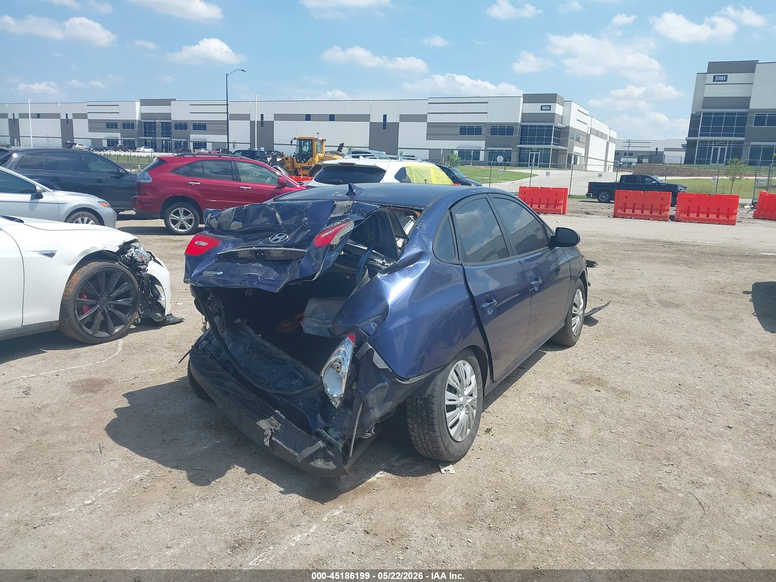 2010 Hyundai Elantra Gls Blue vin: KMHDU4AD3AU830573
