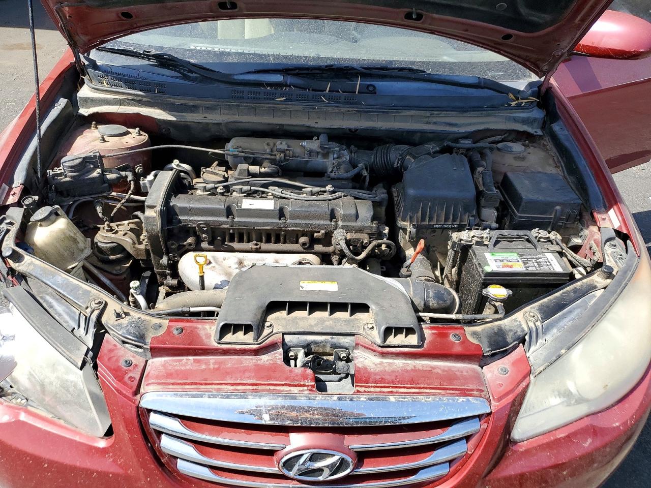 2010 Hyundai Elantra Gls Red vin: KMHDU4AD3AU843890