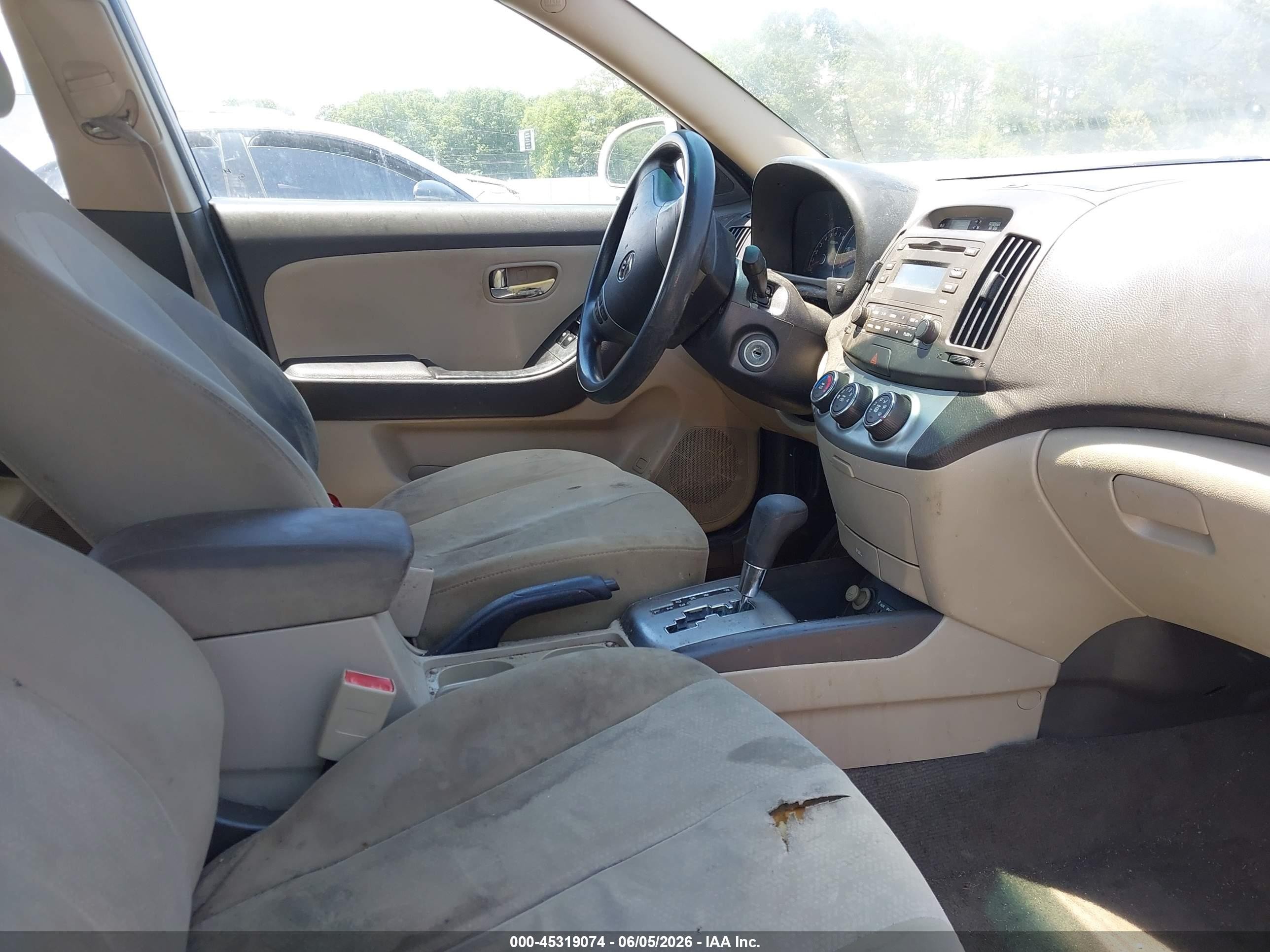 2010 Hyundai Elantra Gls White vin: KMHDU4AD3AU852623