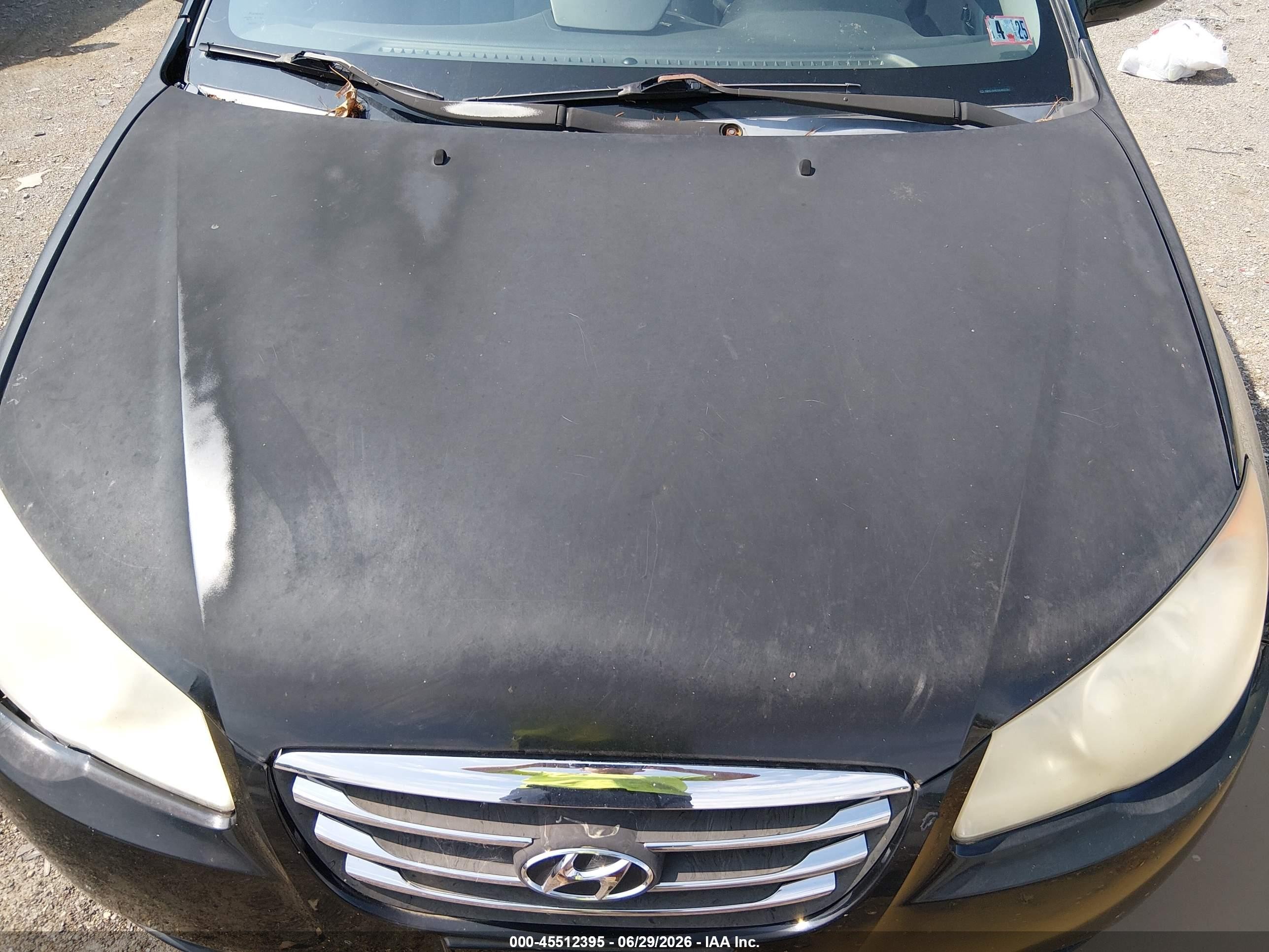 2010 Hyundai Elantra Gls Черный vin: KMHDU4AD3AU855361