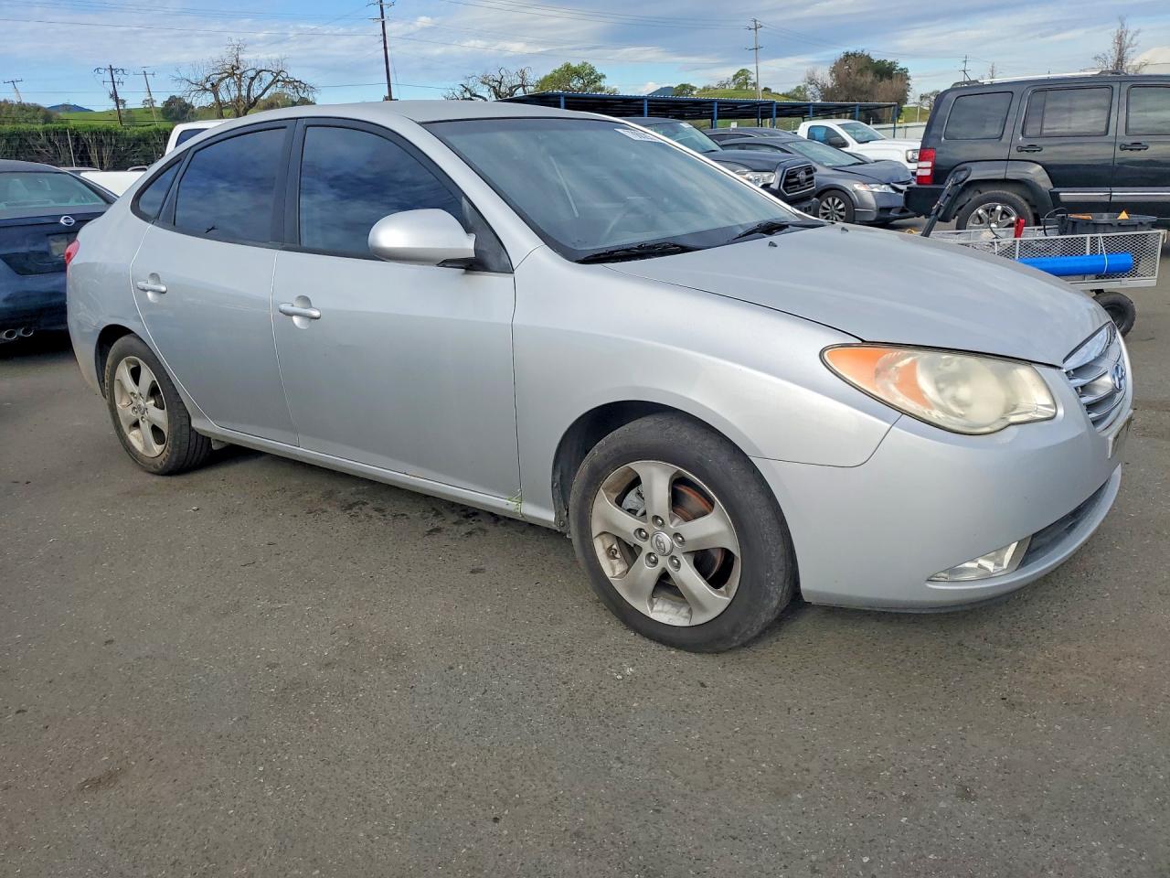 2010 Hyundai Elantra Se Silver vin: KMHDU4AD3AU856039