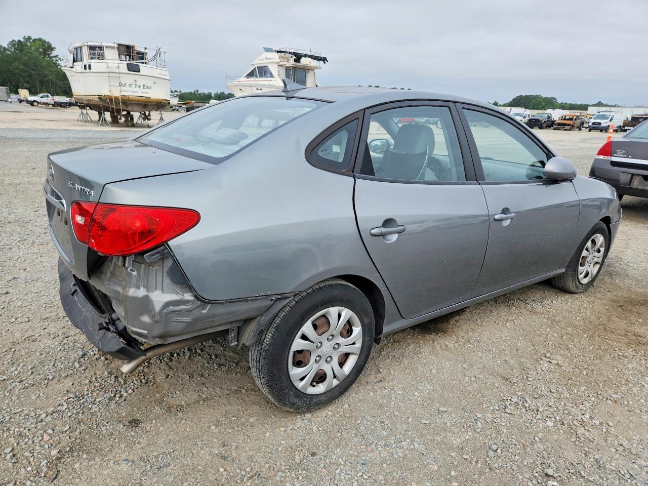 2010 Hyundai Elantra Gls Gray vin: KMHDU4AD3AU860995