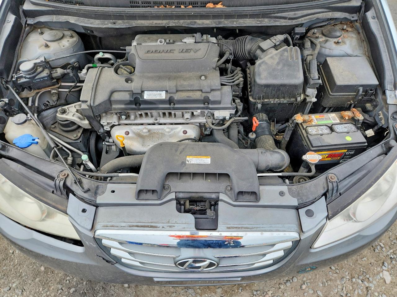 2010 Hyundai Elantra Gls Gray vin: KMHDU4AD3AU860995
