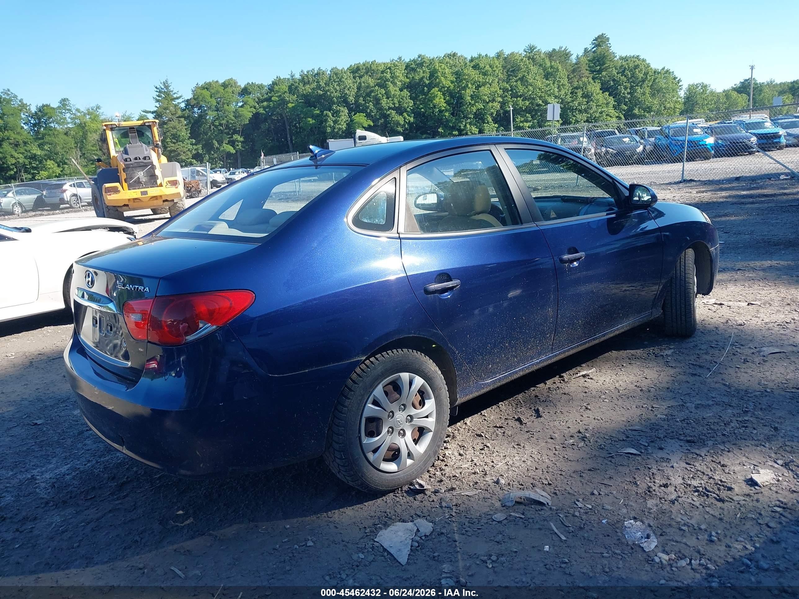 2010 Hyundai Elantra Gls Blue vin: KMHDU4AD3AU888814