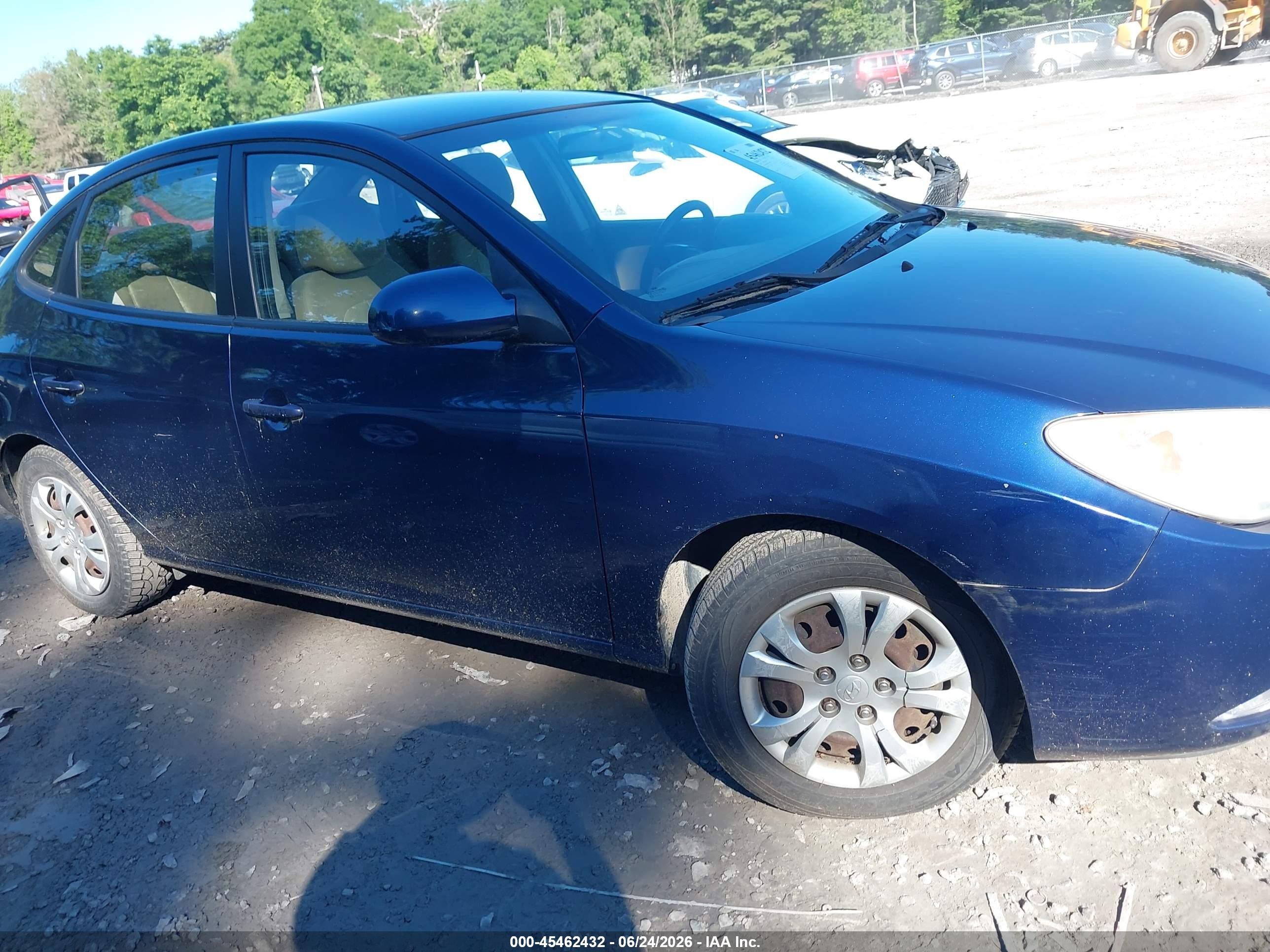 2010 Hyundai Elantra Gls Blue vin: KMHDU4AD3AU888814