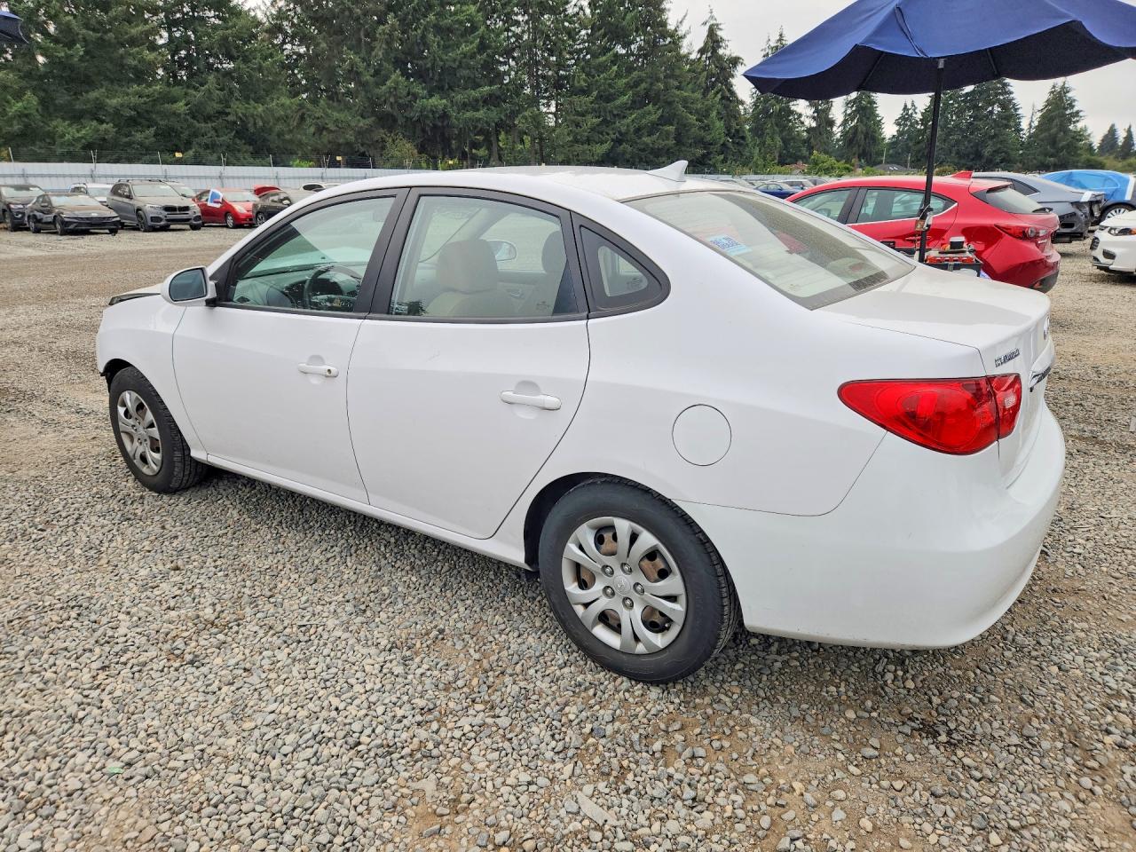 2010 Hyundai Elantra Gls Белый vin: KMHDU4AD3AU890496