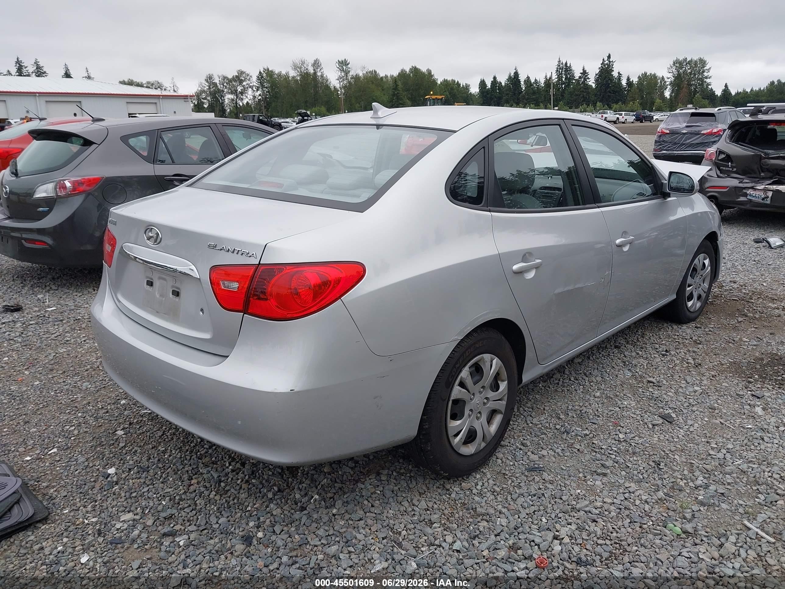 2010 Hyundai Elantra Gls Silver vin: KMHDU4AD3AU901805