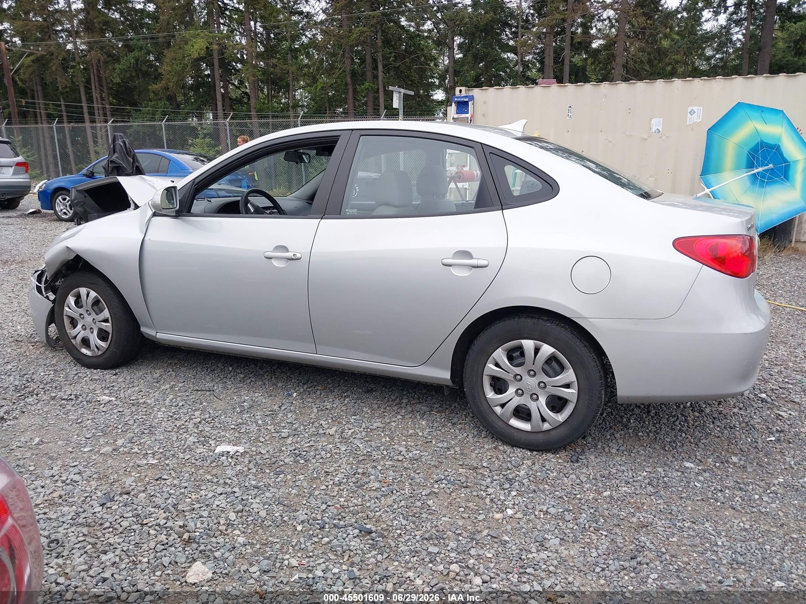 2010 Hyundai Elantra Gls Silver vin: KMHDU4AD3AU901805