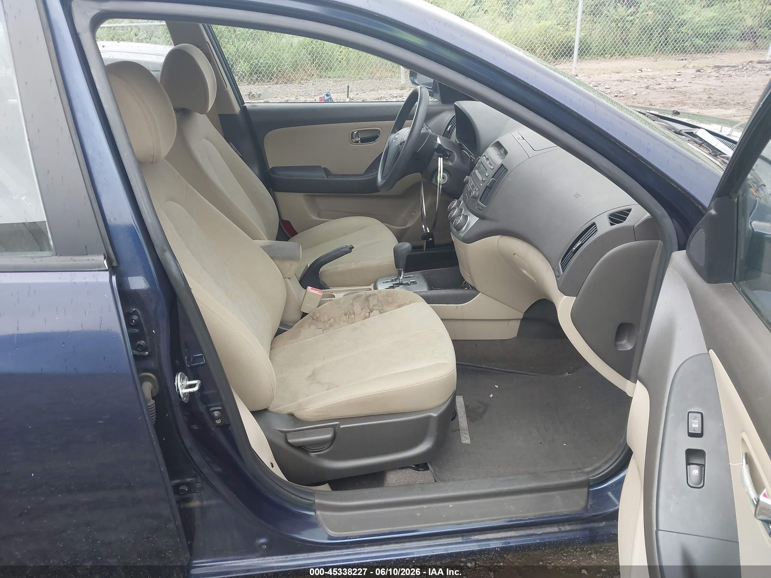 2010 Hyundai Elantra Gls Синий vin: KMHDU4AD3AU914263