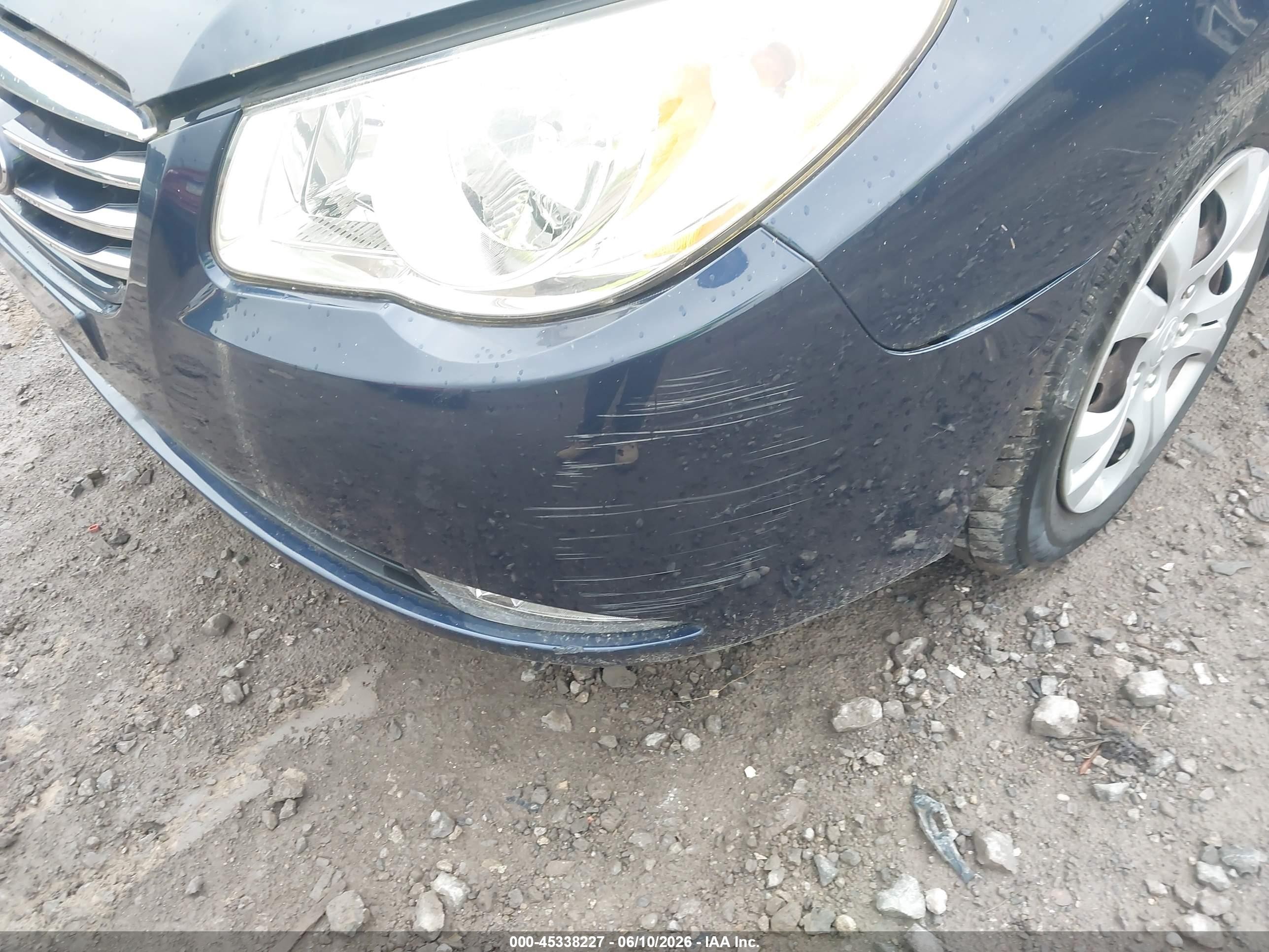 2010 Hyundai Elantra Gls Синий vin: KMHDU4AD3AU914263