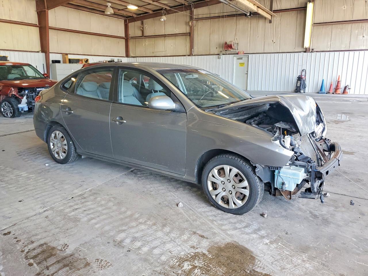 2010 Hyundai Elantra Gls Gray vin: KMHDU4AD3AU924050