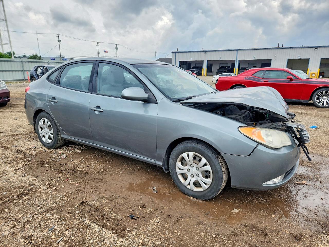 2010 Hyundai Elantra Gls Gray vin: KMHDU4AD3AU939745