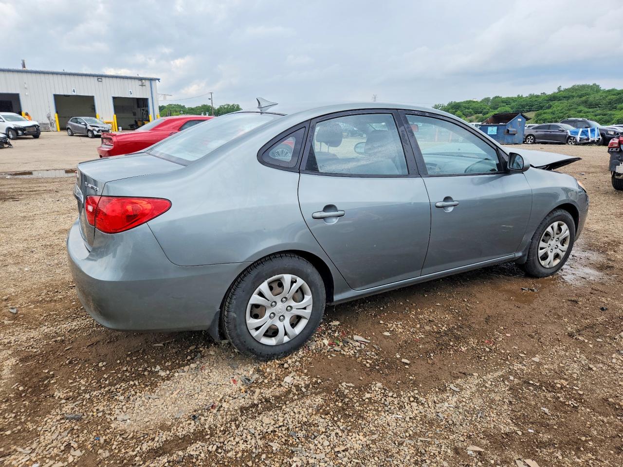 2010 Hyundai Elantra Gls Gray vin: KMHDU4AD3AU939745