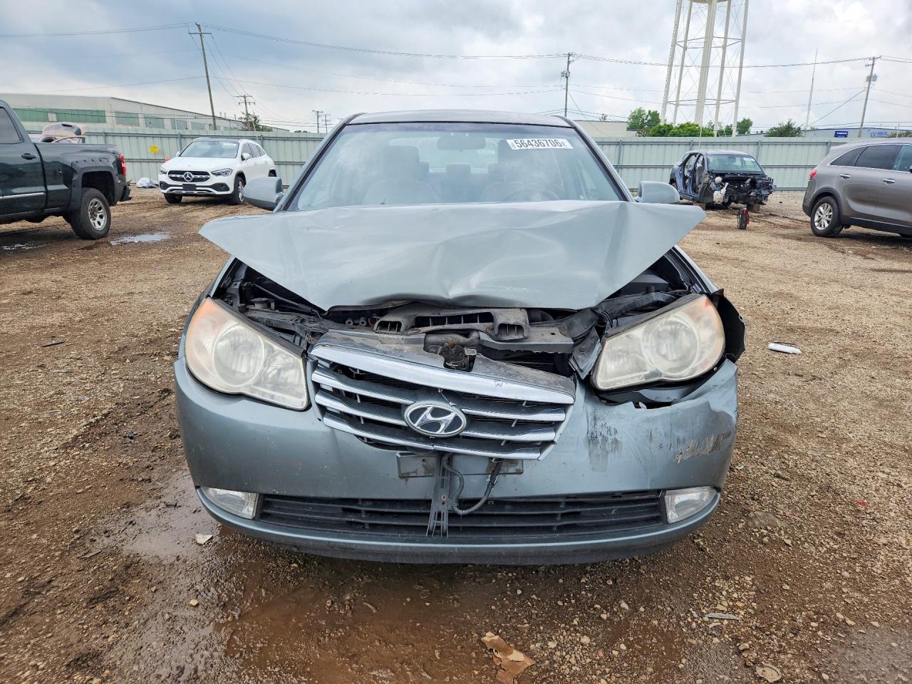 2010 Hyundai Elantra Gls Gray vin: KMHDU4AD3AU939745