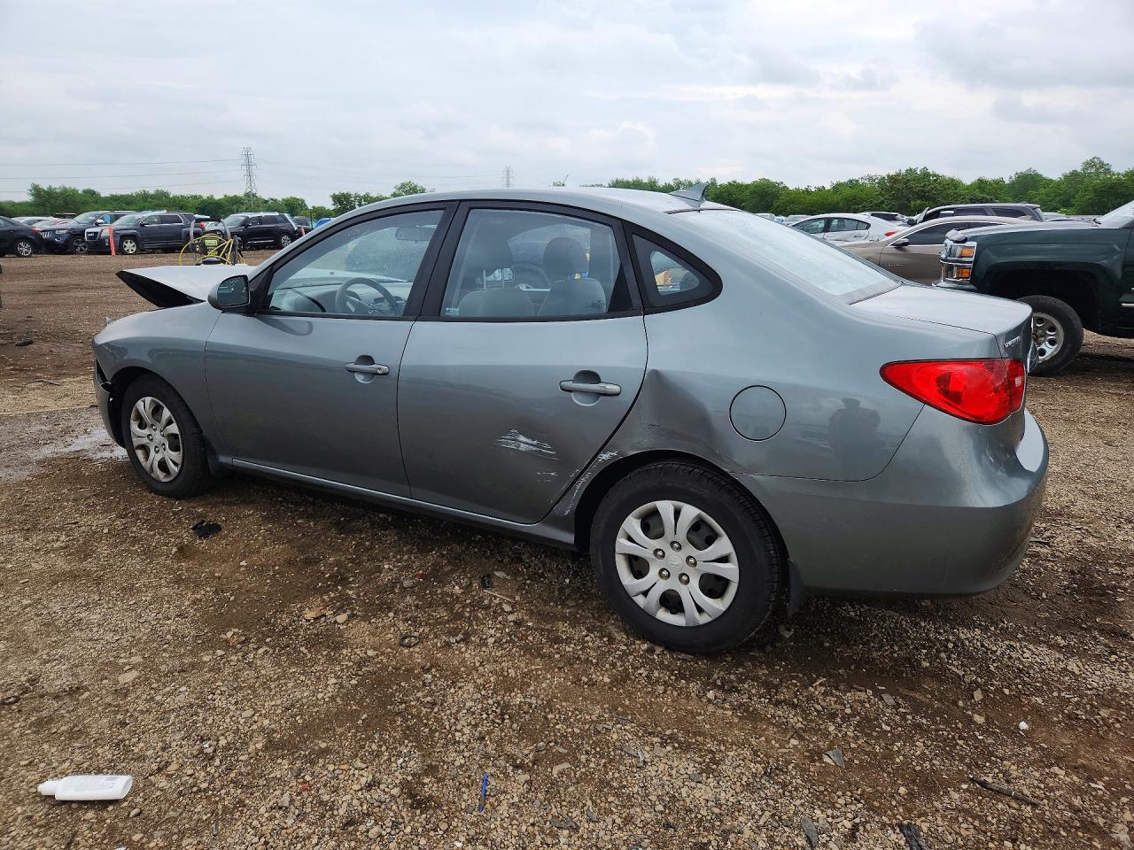 2010 Hyundai Elantra Gls Gray vin: KMHDU4AD3AU939745