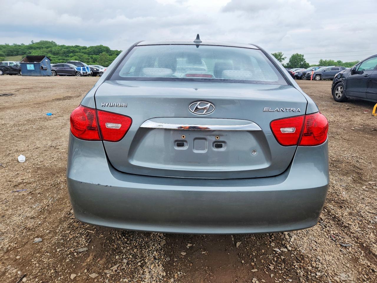 2010 Hyundai Elantra Gls Gray vin: KMHDU4AD3AU939745