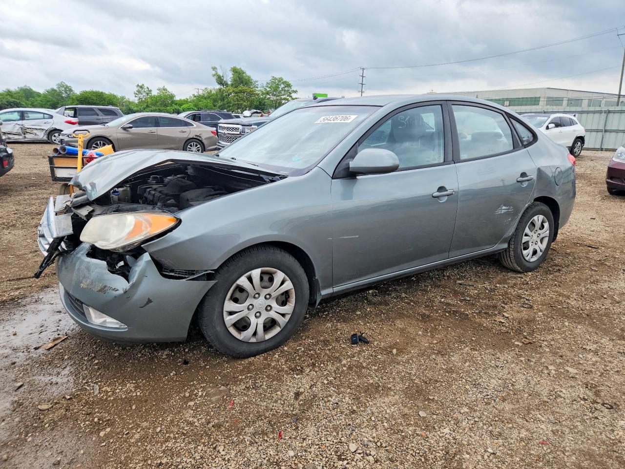 2010 Hyundai Elantra Gls Серый vin: KMHDU4AD3AU939745