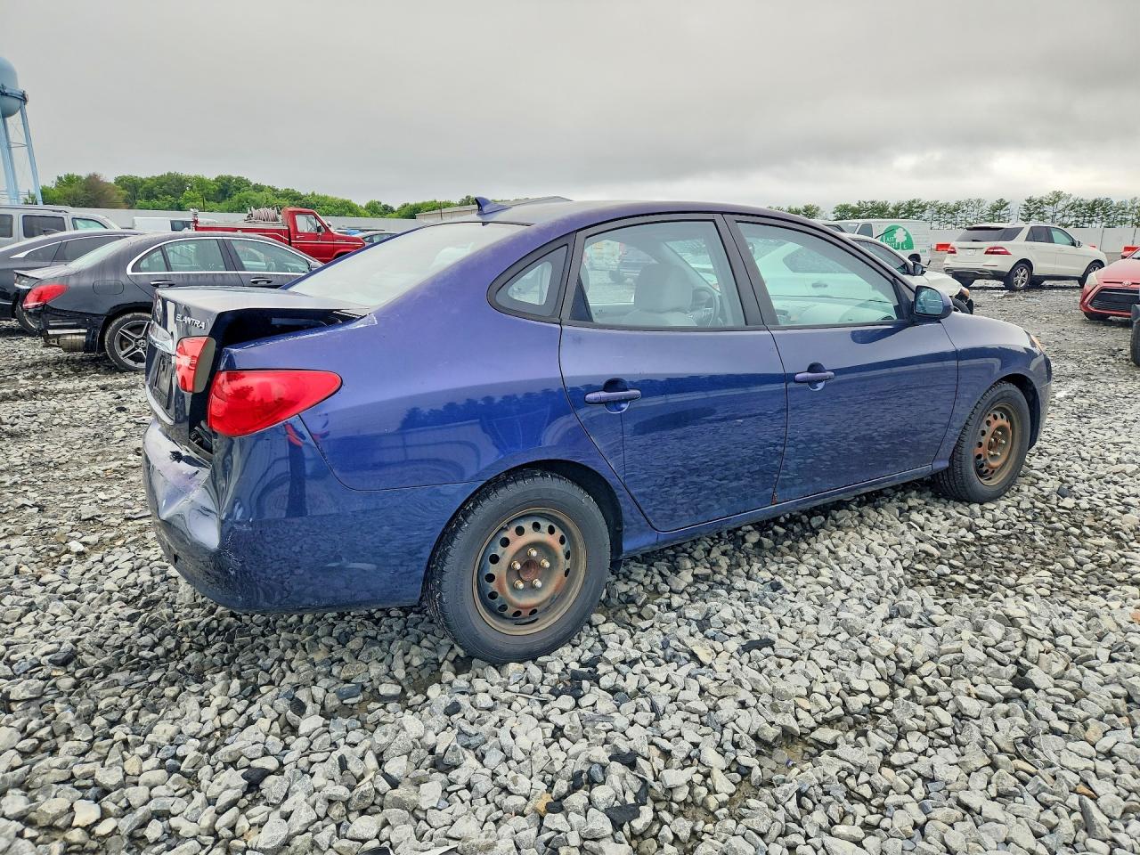 2010 Hyundai Elantra Gls Синий vin: KMHDU4AD3AU990498
