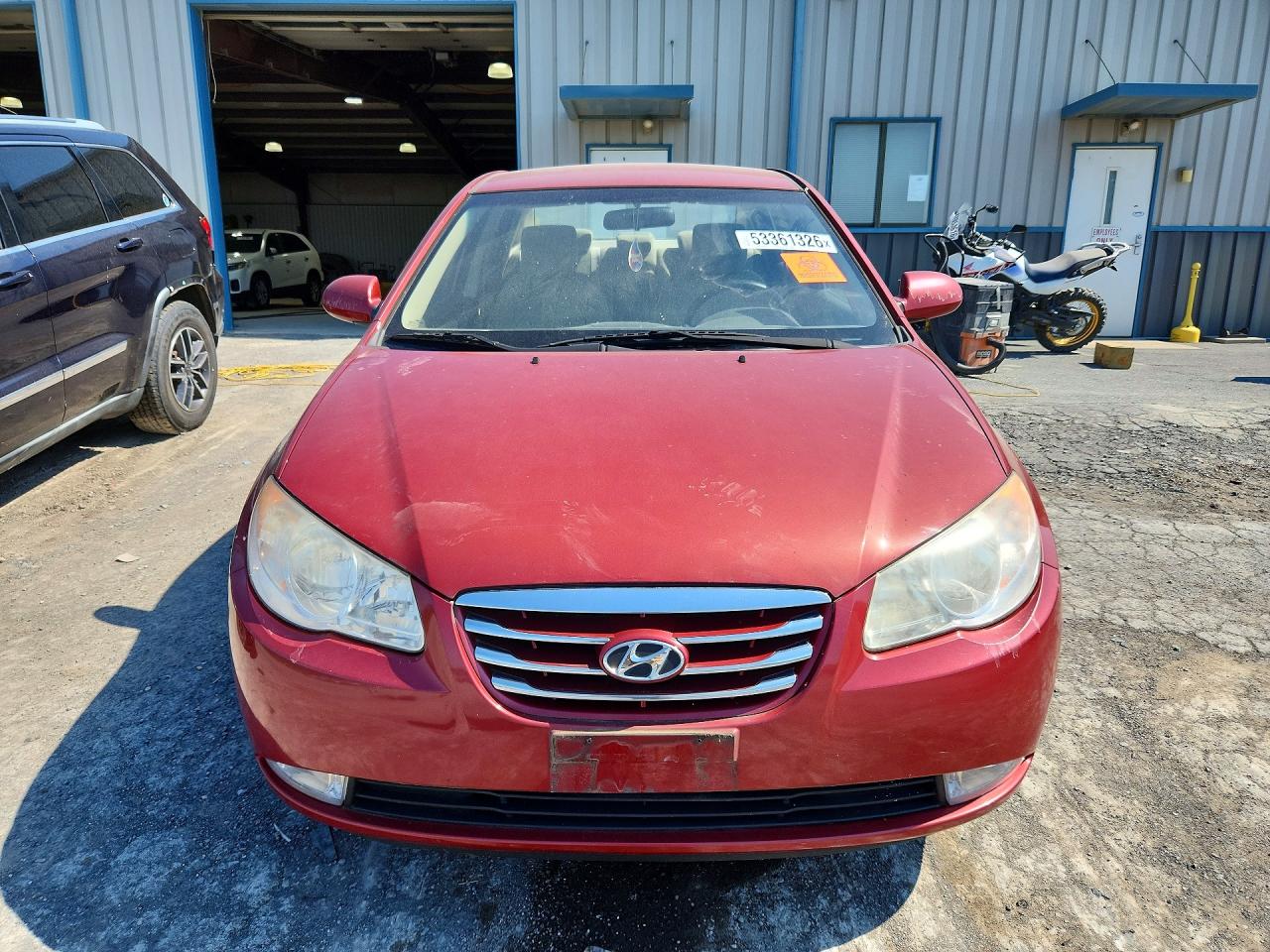2010 Hyundai Elantra Gls Burgundy vin: KMHDU4AD4AU018957