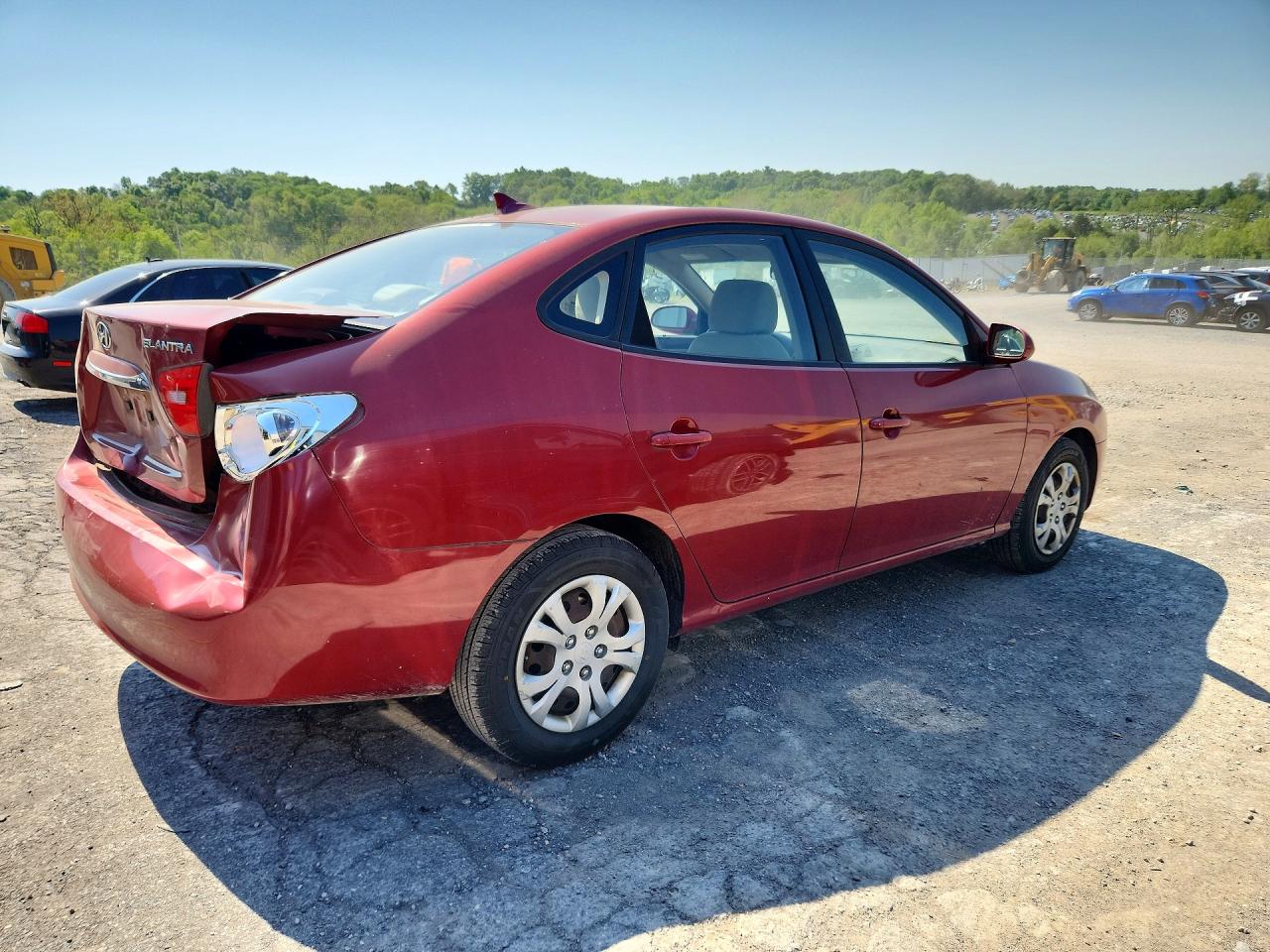 2010 Hyundai Elantra Gls Burgundy vin: KMHDU4AD4AU018957