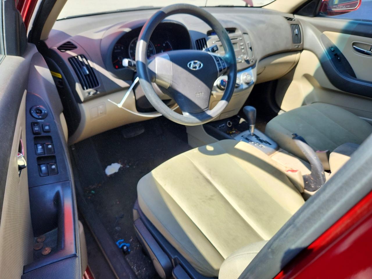 2010 Hyundai Elantra Gls Burgundy vin: KMHDU4AD4AU018957