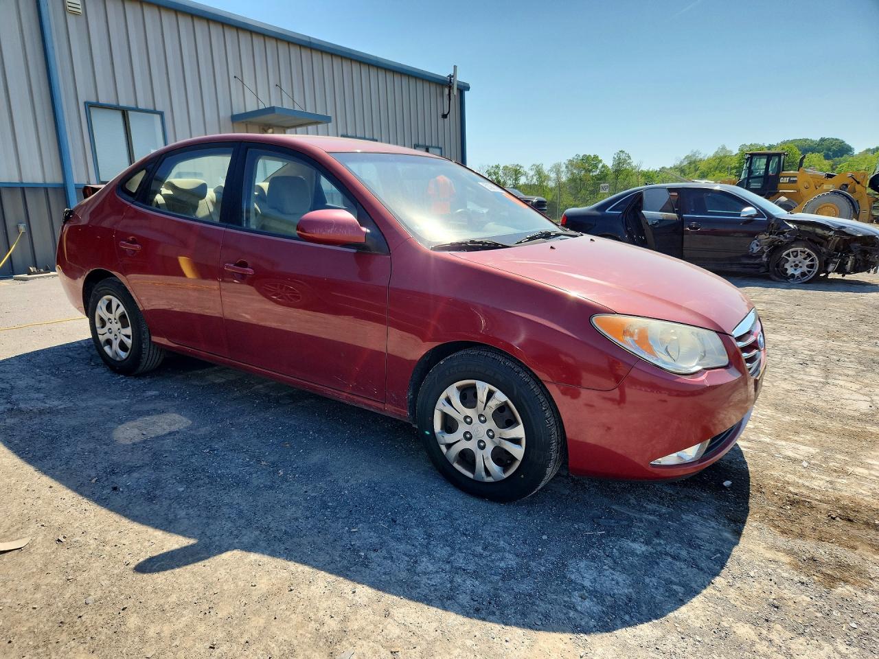 2010 Hyundai Elantra Gls Burgundy vin: KMHDU4AD4AU018957
