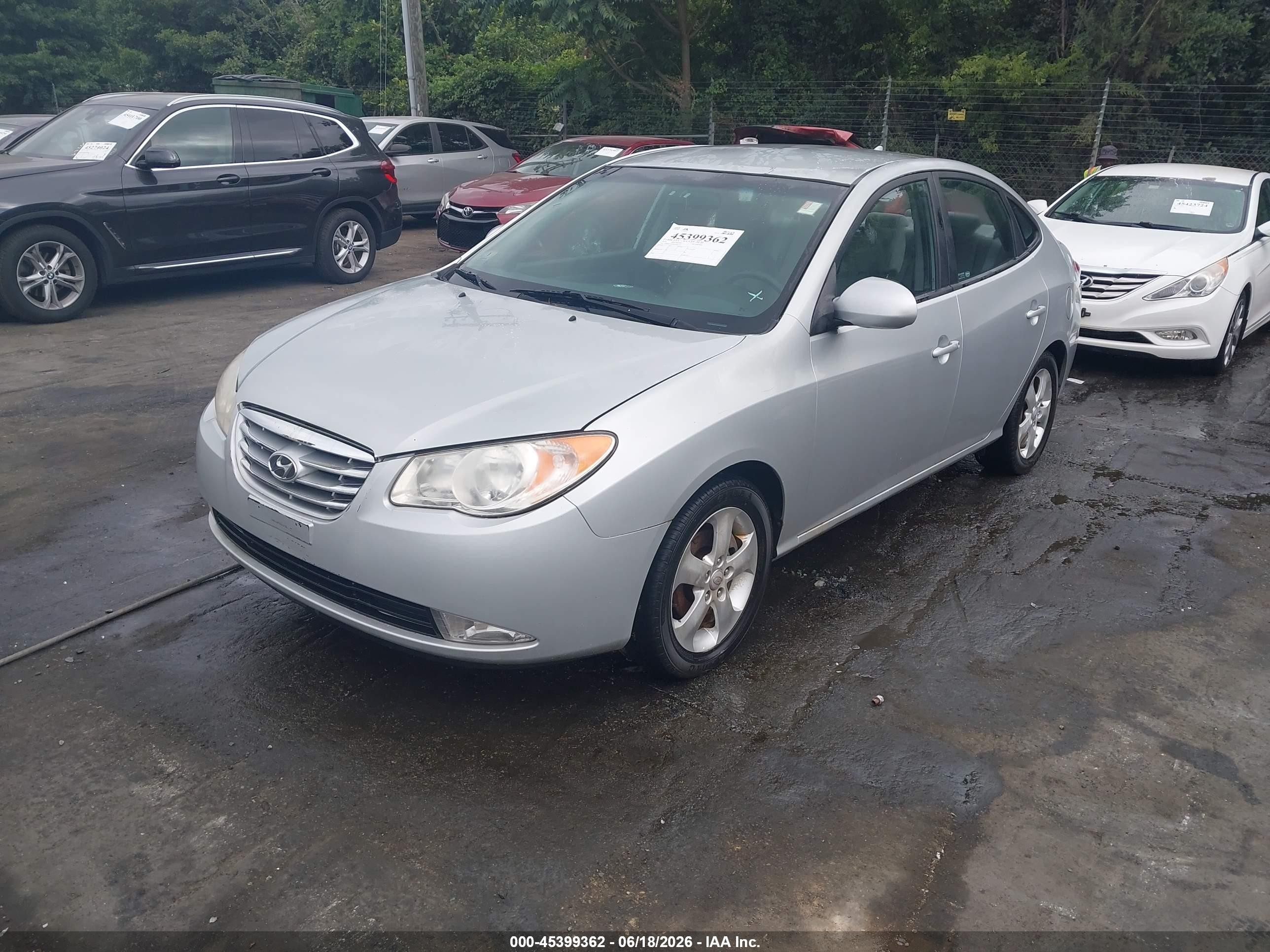 2010 Hyundai Elantra Se Silver vin: KMHDU4AD4AU021552