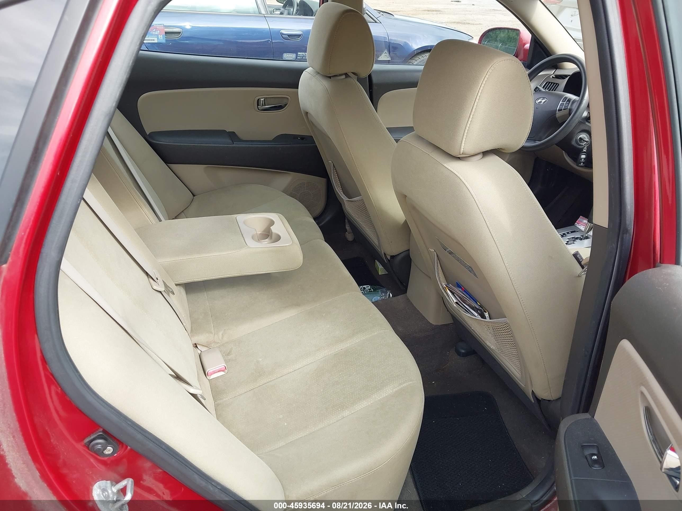 2010 Hyundai Elantra Gls Red vin: KMHDU4AD4AU060352