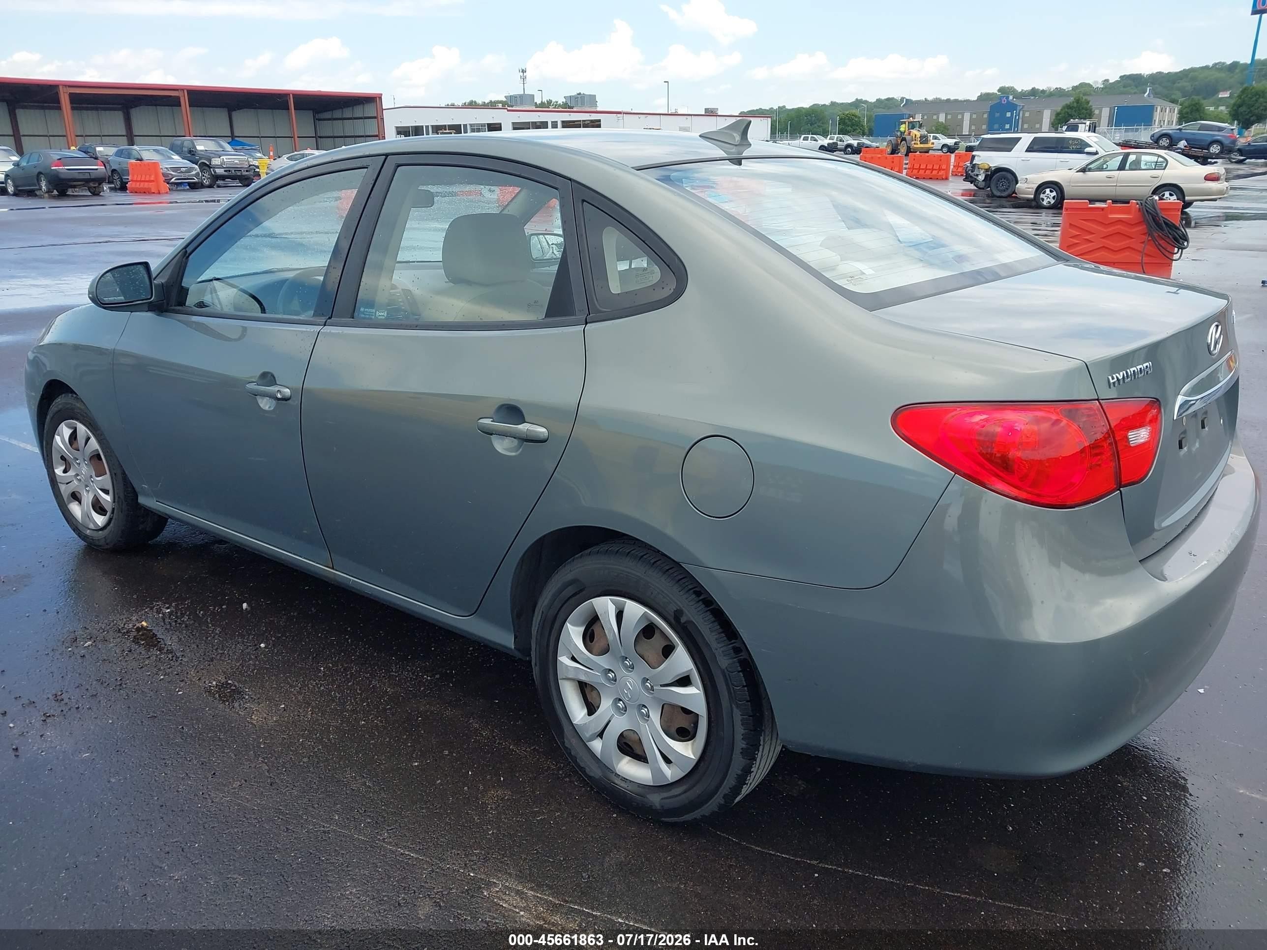 2010 Hyundai Elantra Gls Gray vin: KMHDU4AD4AU080214