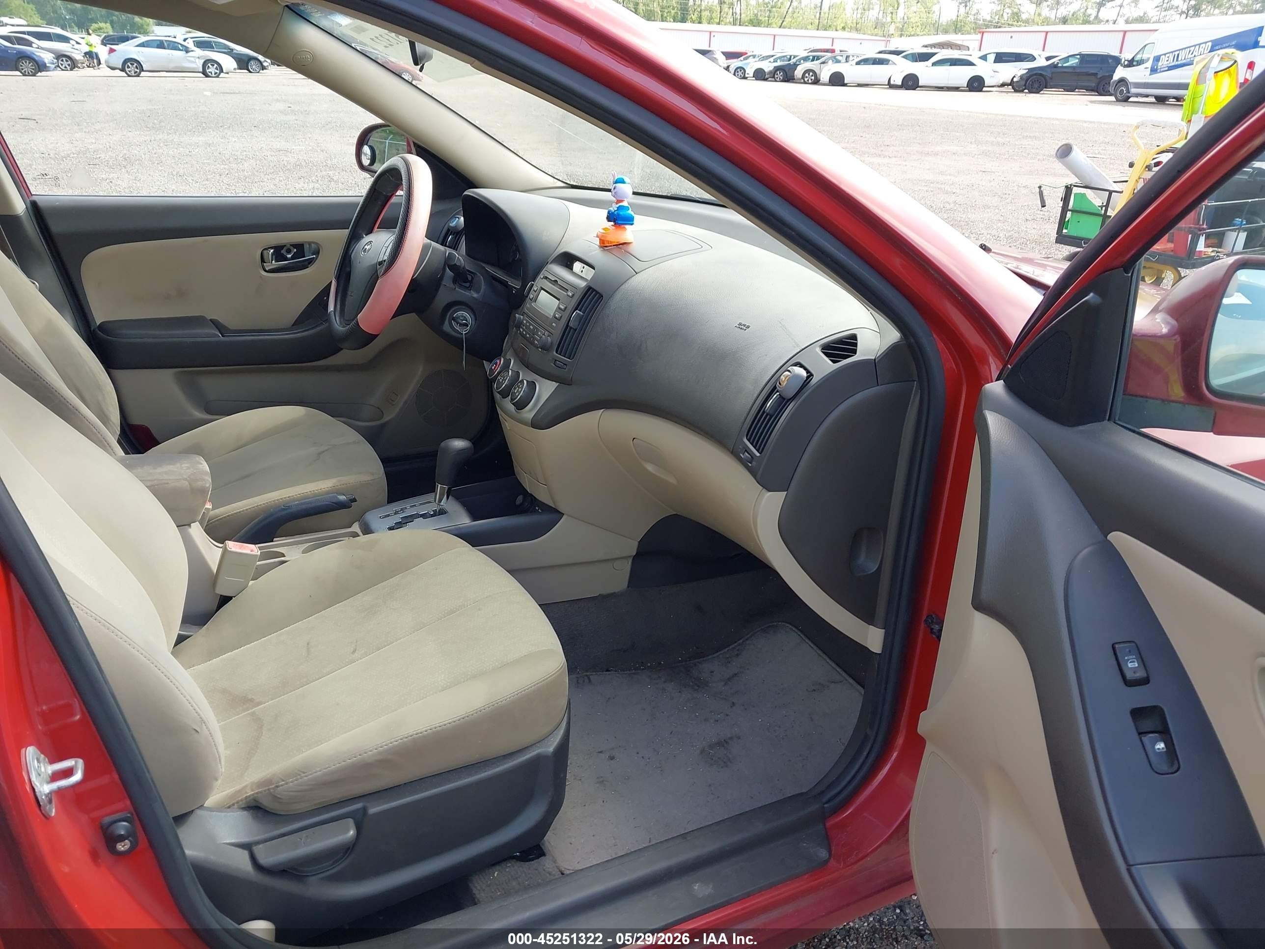 2010 Hyundai Elantra Gls Красный vin: KMHDU4AD4AU099572