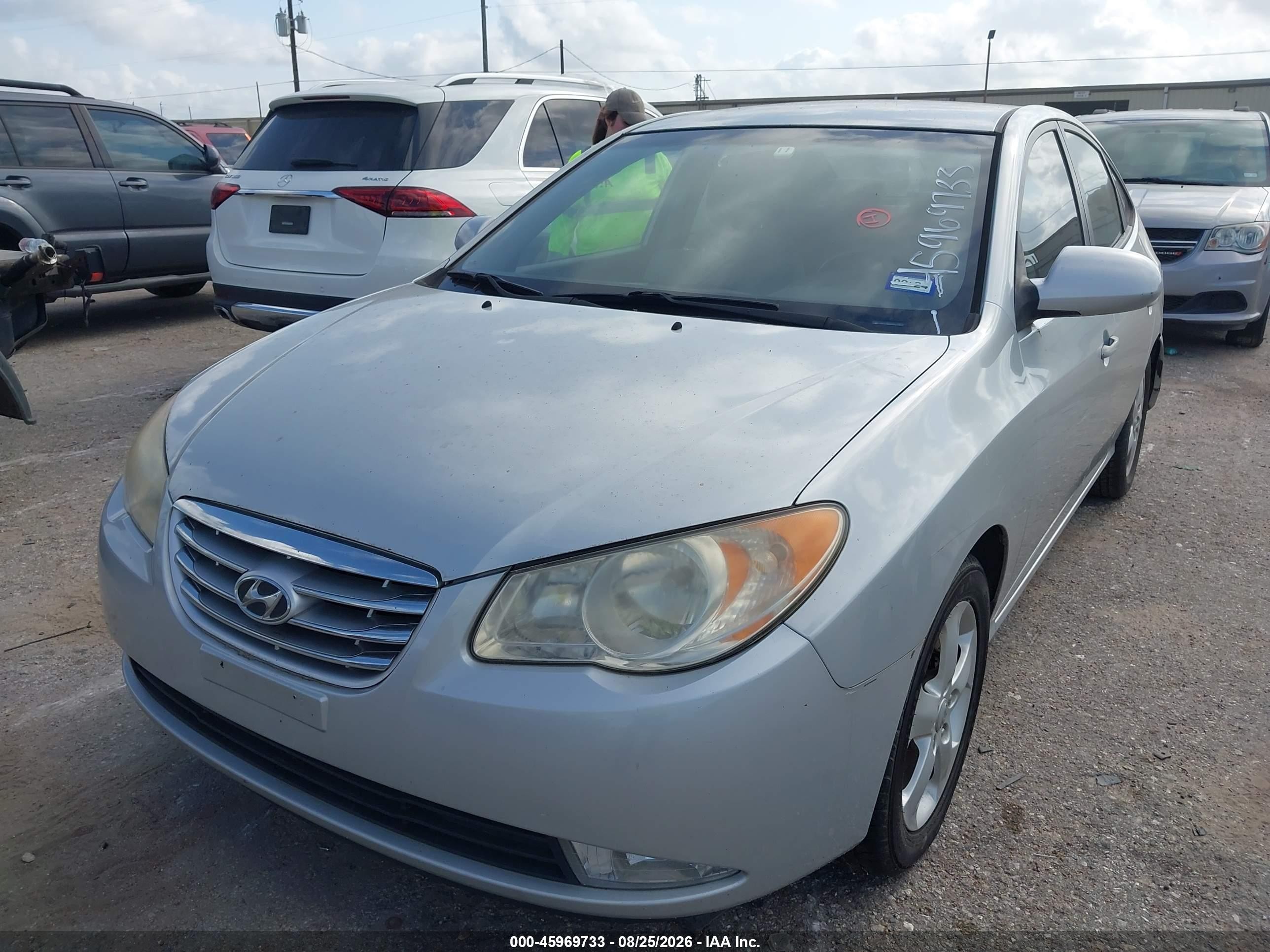 2010 Hyundai Elantra Se Silver vin: KMHDU4AD4AU113907