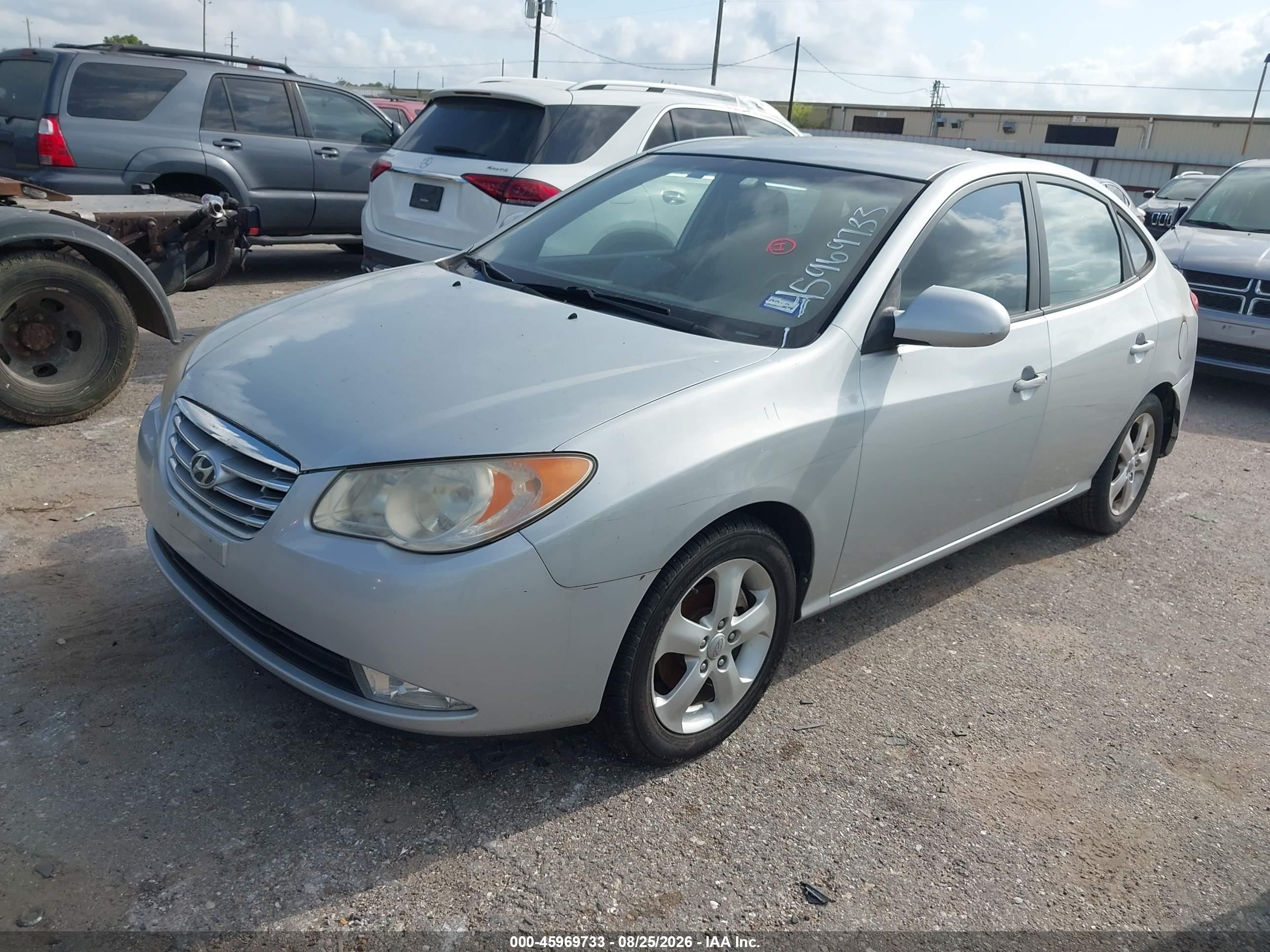2010 Hyundai Elantra Se Silver vin: KMHDU4AD4AU113907