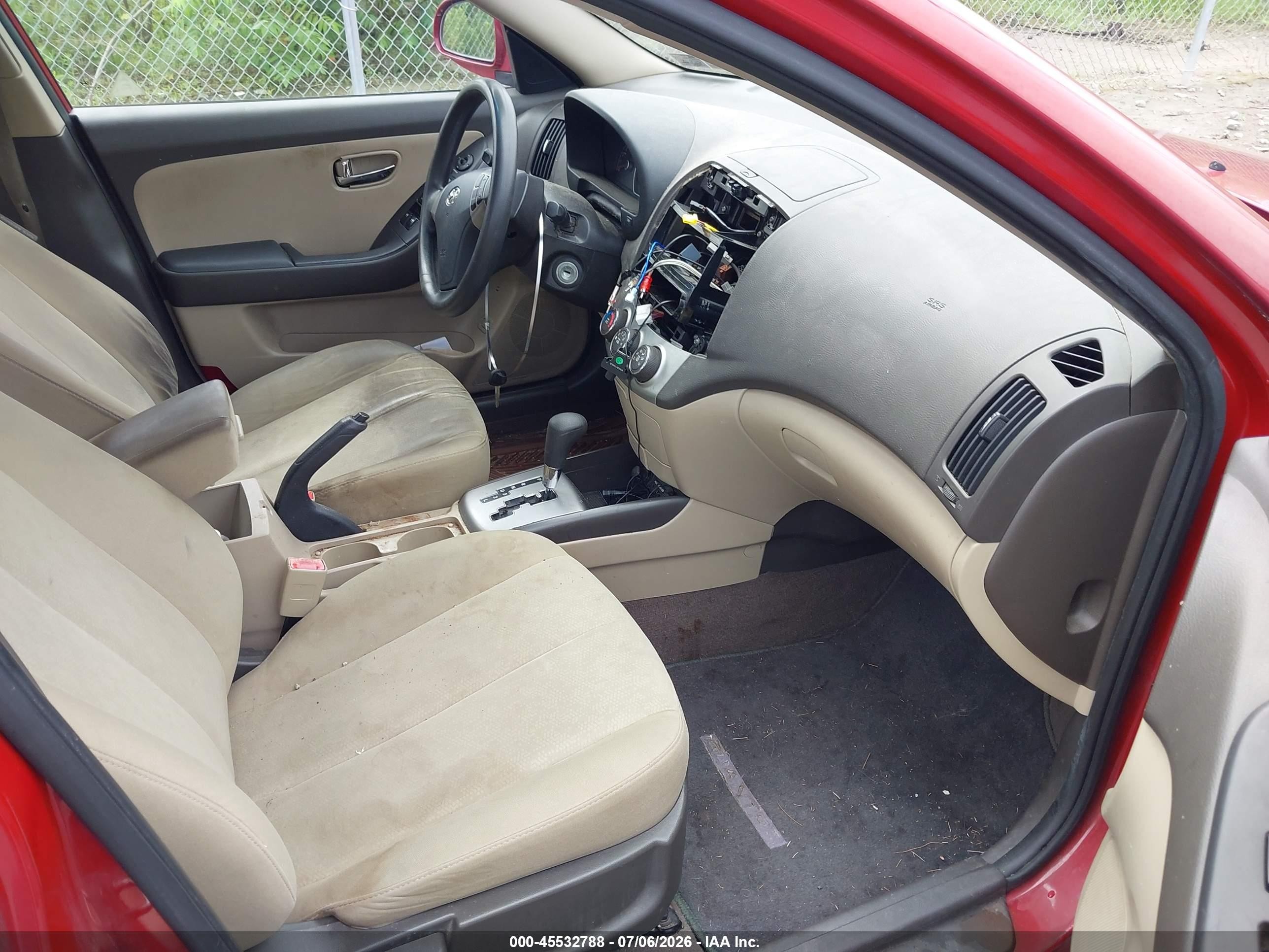 2010 Hyundai Elantra Gls Red vin: KMHDU4AD4AU148673