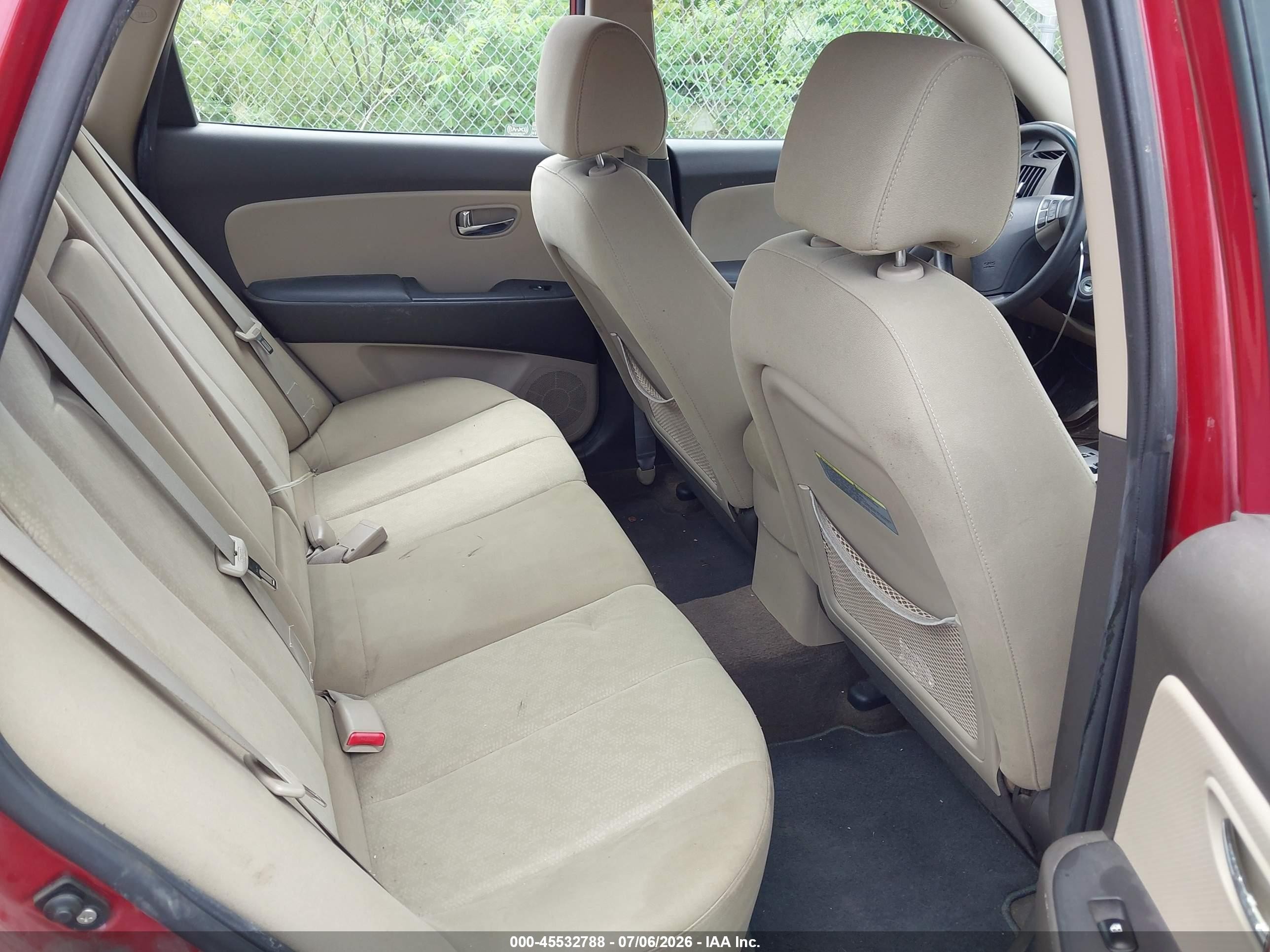 2010 Hyundai Elantra Gls Red vin: KMHDU4AD4AU148673