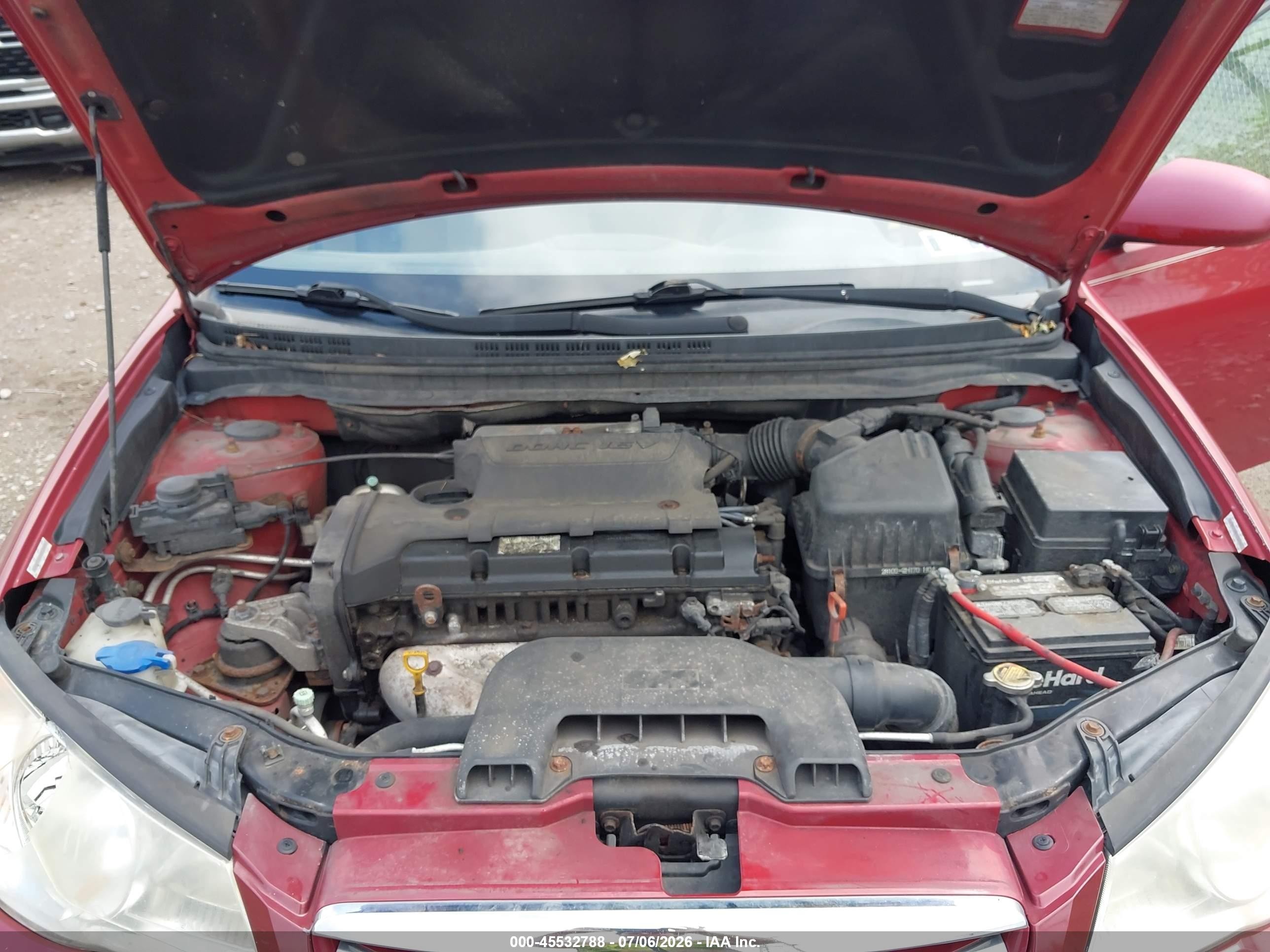 2010 Hyundai Elantra Gls Red vin: KMHDU4AD4AU148673