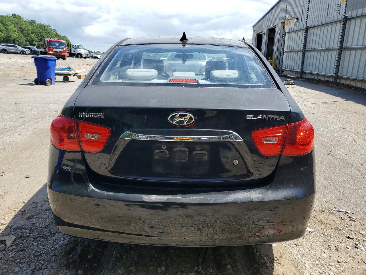 2010 Hyundai Elantra Gls Black vin: KMHDU4AD4AU152013