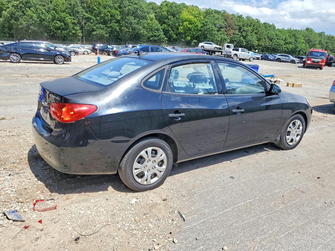 2010 Hyundai Elantra Gls Black vin: KMHDU4AD4AU152013