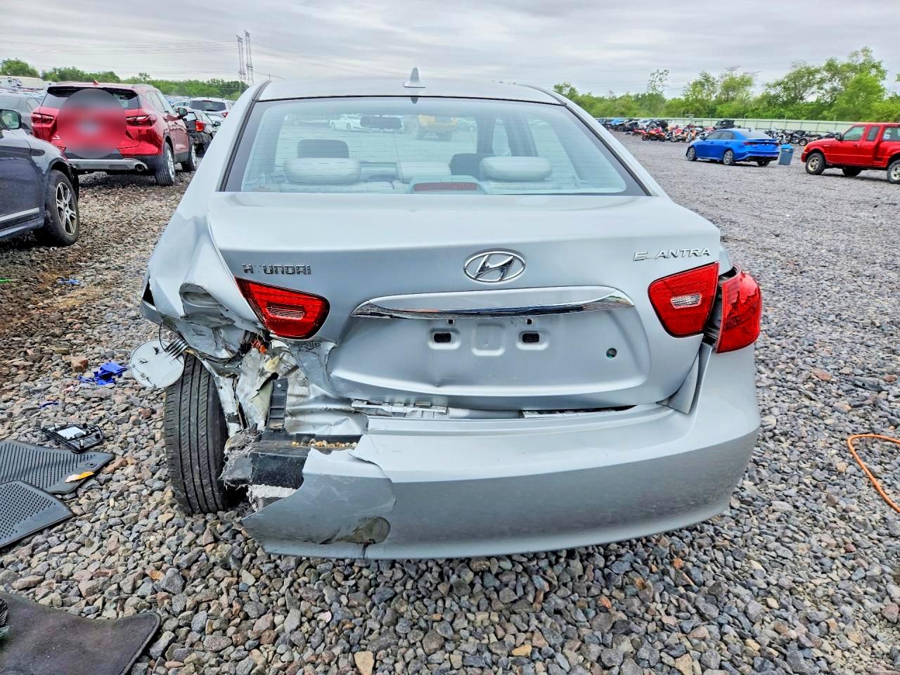 2010 Hyundai Elantra Gls Gray vin: KMHDU4AD4AU161794