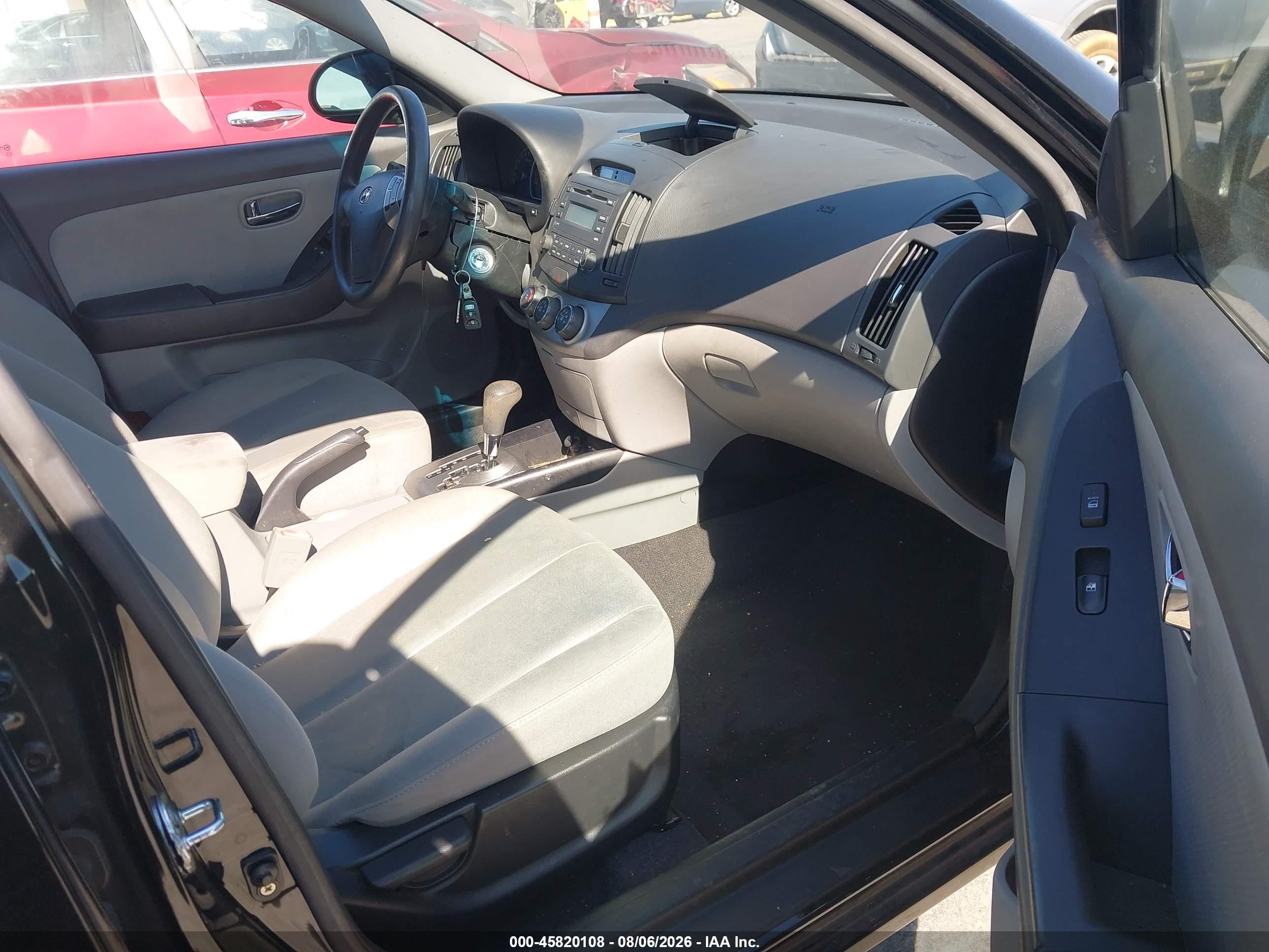 2010 Hyundai Elantra Gls Black vin: KMHDU4AD4AU179809