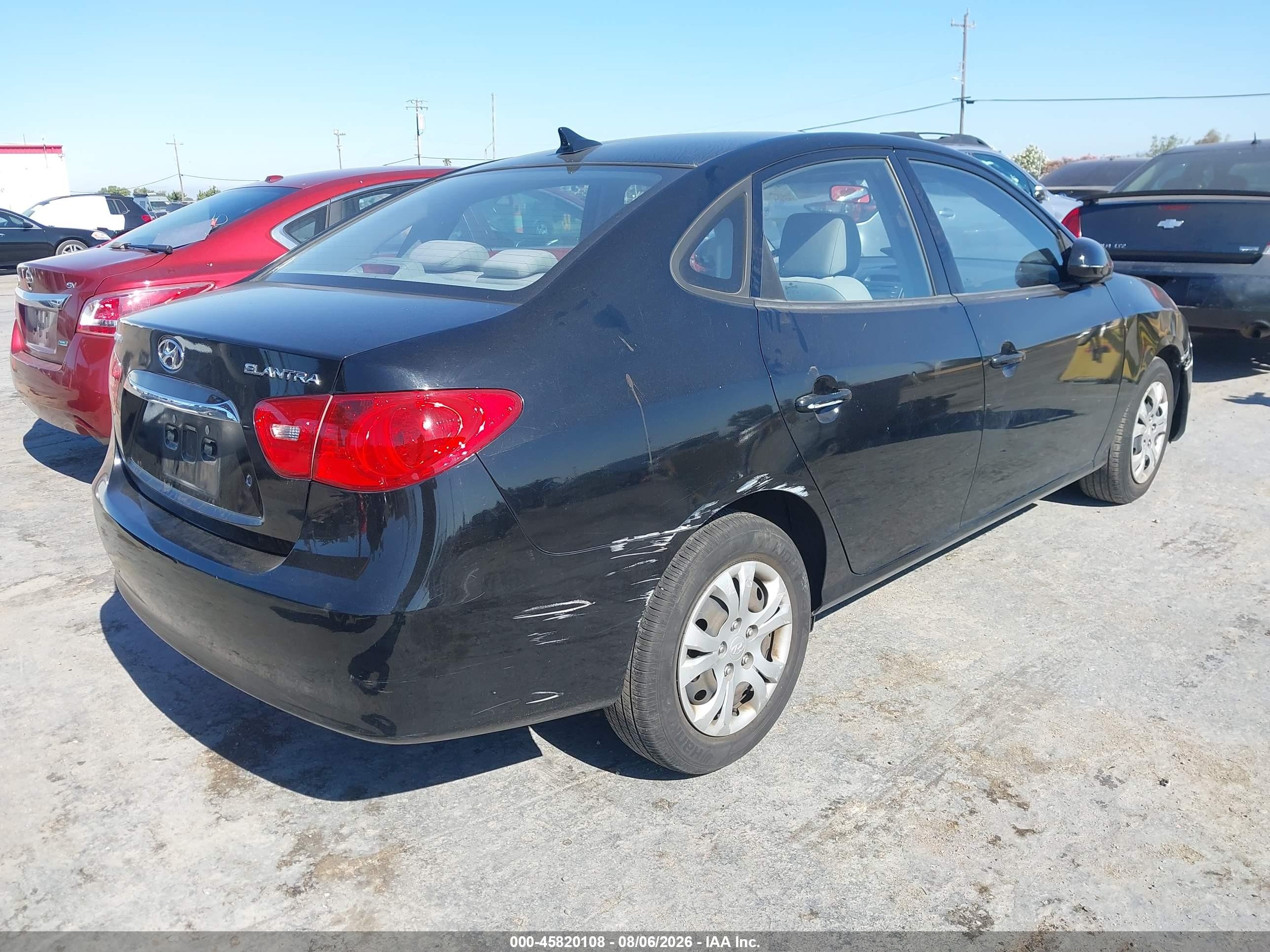 2010 Hyundai Elantra Gls Black vin: KMHDU4AD4AU179809
