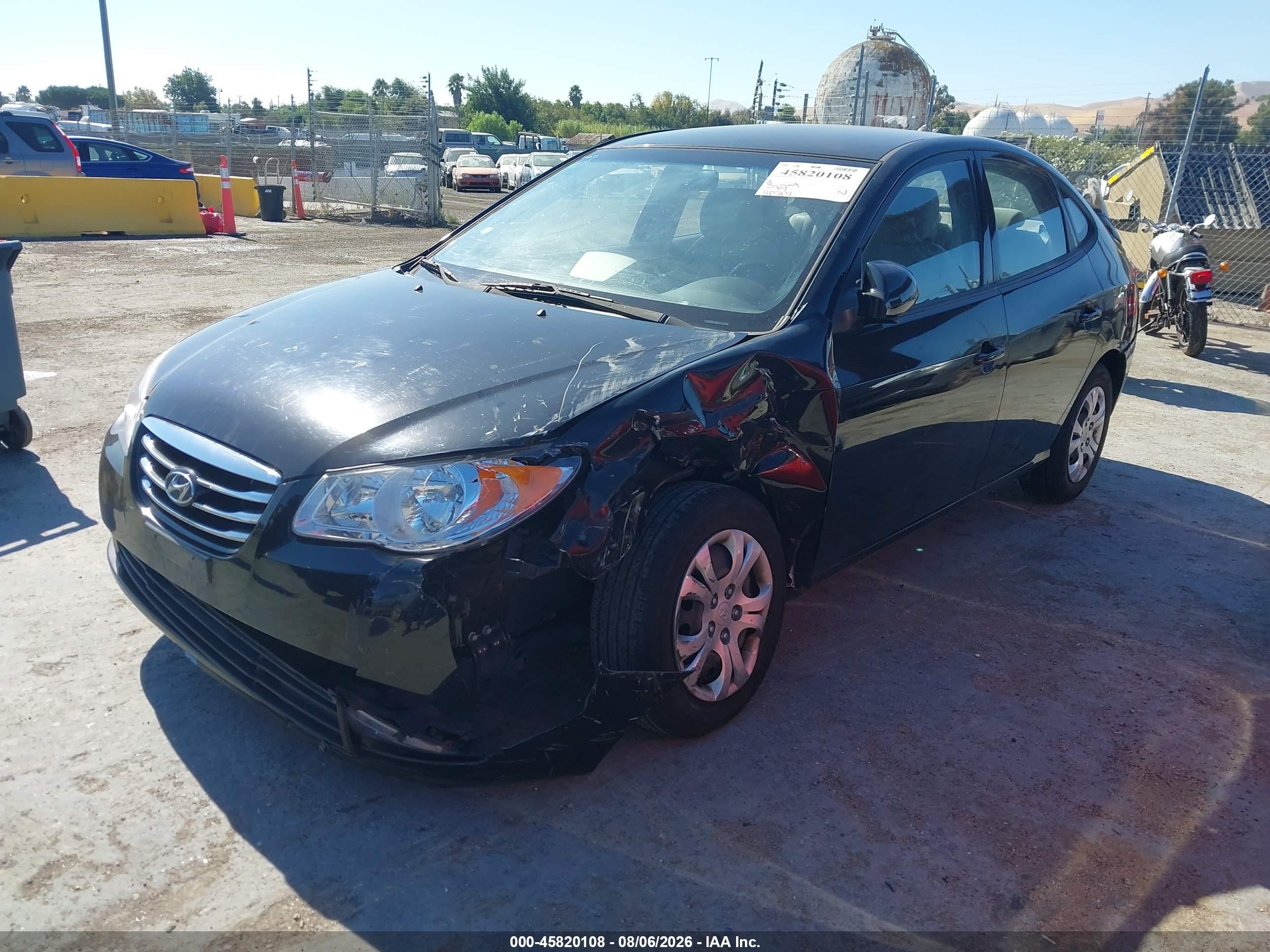 2010 Hyundai Elantra Gls Black vin: KMHDU4AD4AU179809