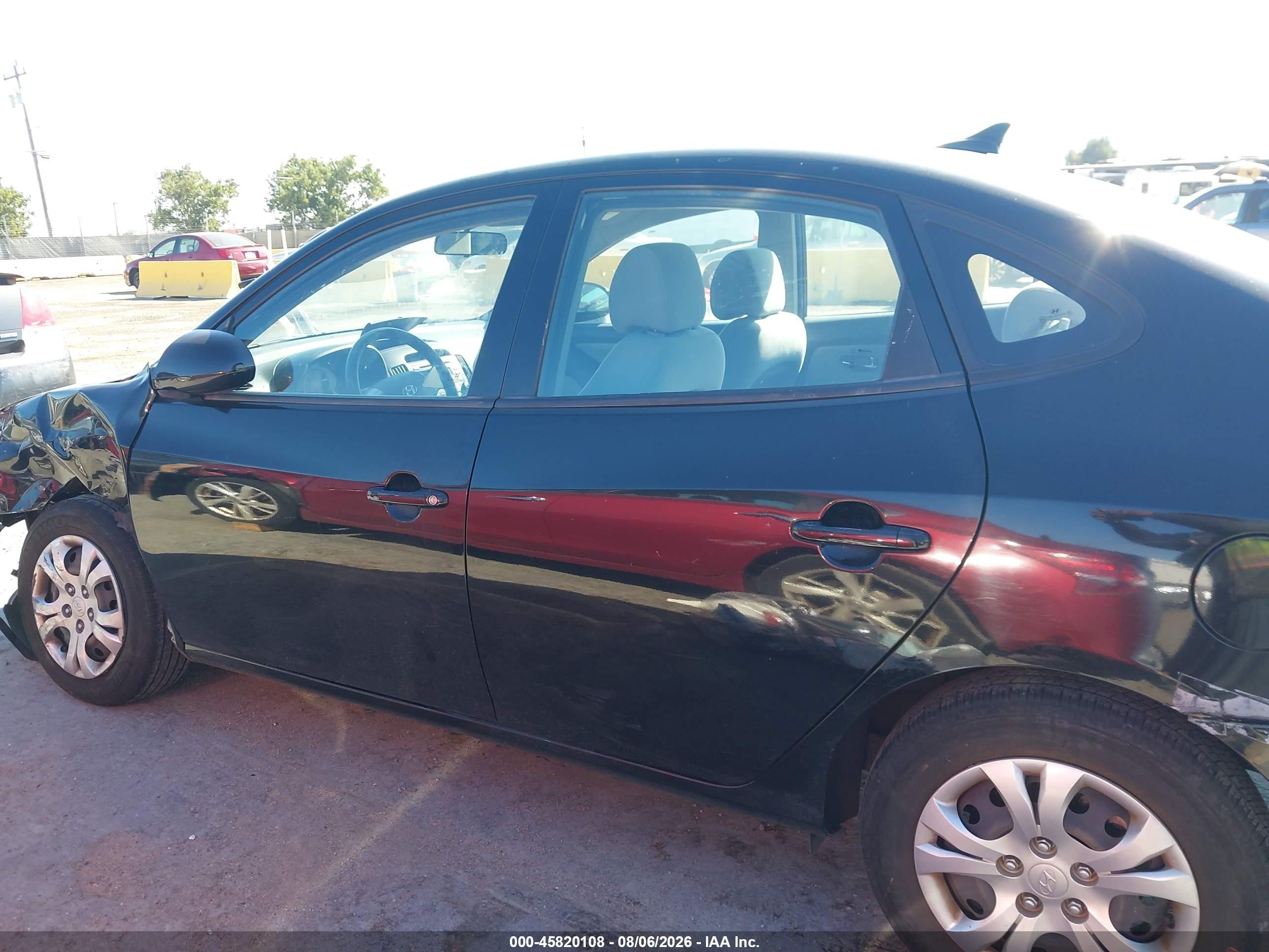 2010 Hyundai Elantra Gls Black vin: KMHDU4AD4AU179809