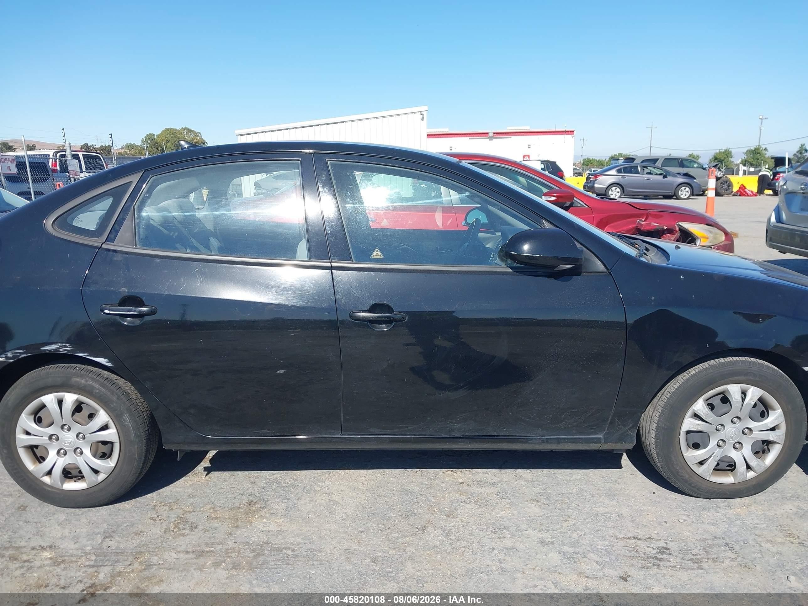 2010 Hyundai Elantra Gls Black vin: KMHDU4AD4AU179809