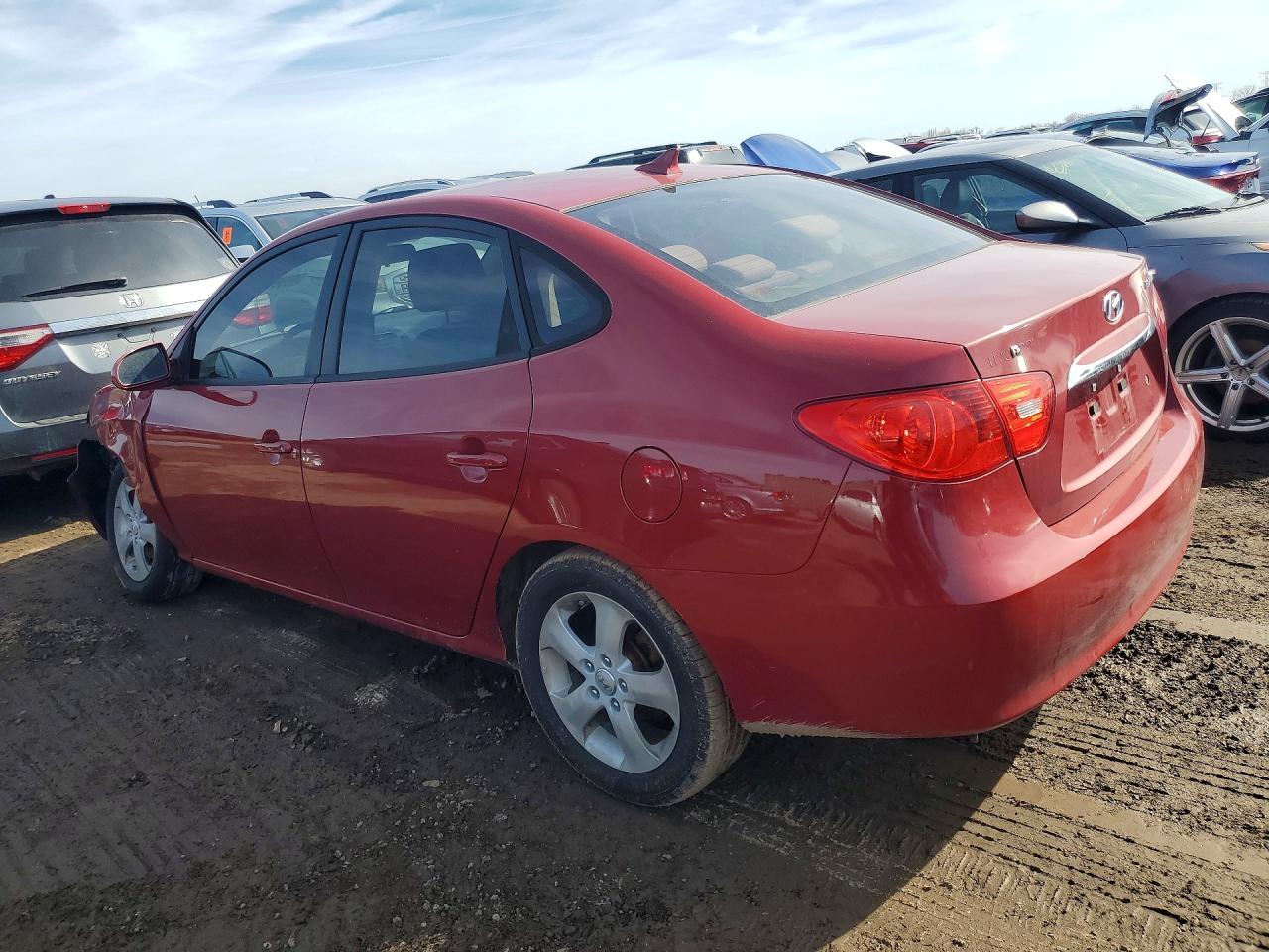 2010 Hyundai Elantra Se Красный vin: KMHDU4AD4AU190857