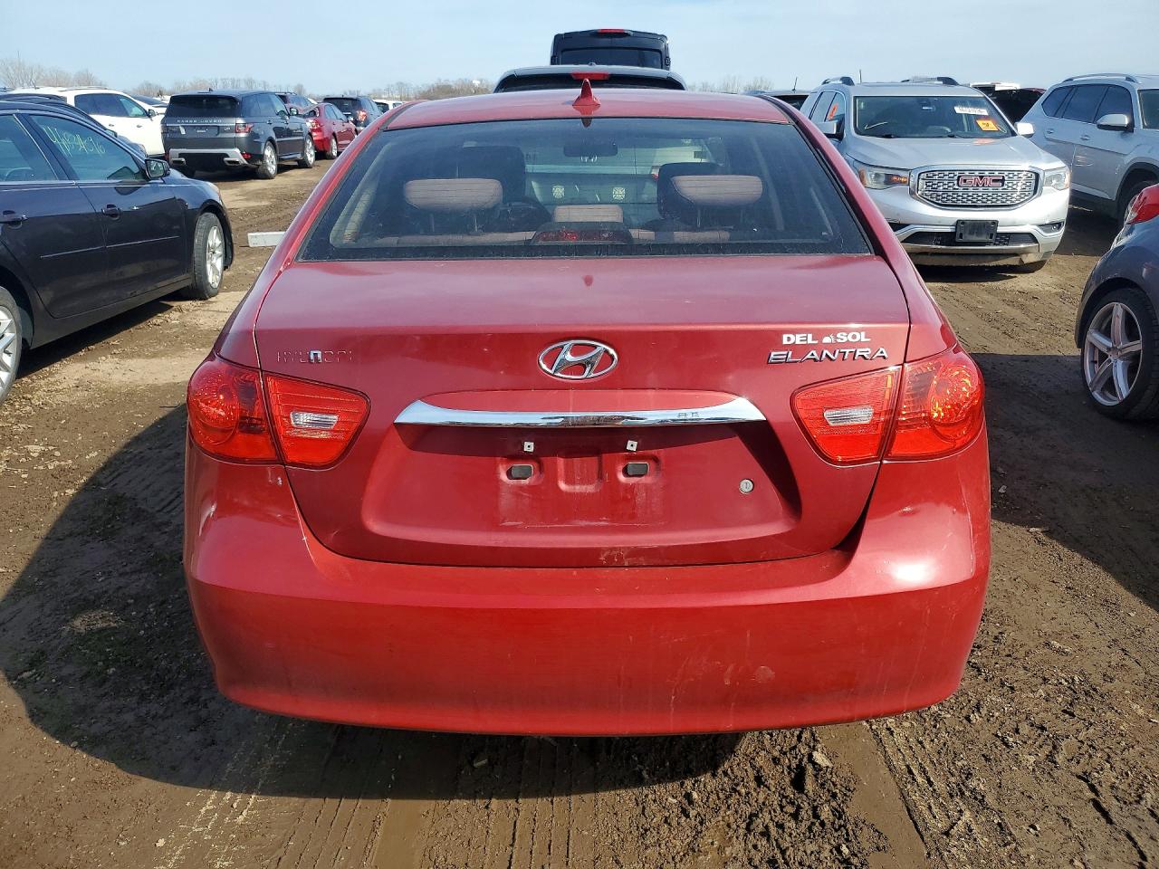 2010 Hyundai Elantra Se Красный vin: KMHDU4AD4AU190857
