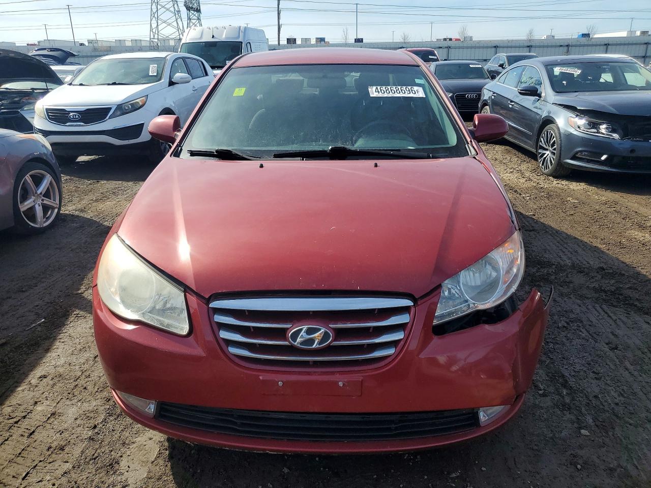 2010 Hyundai Elantra Se Красный vin: KMHDU4AD4AU190857