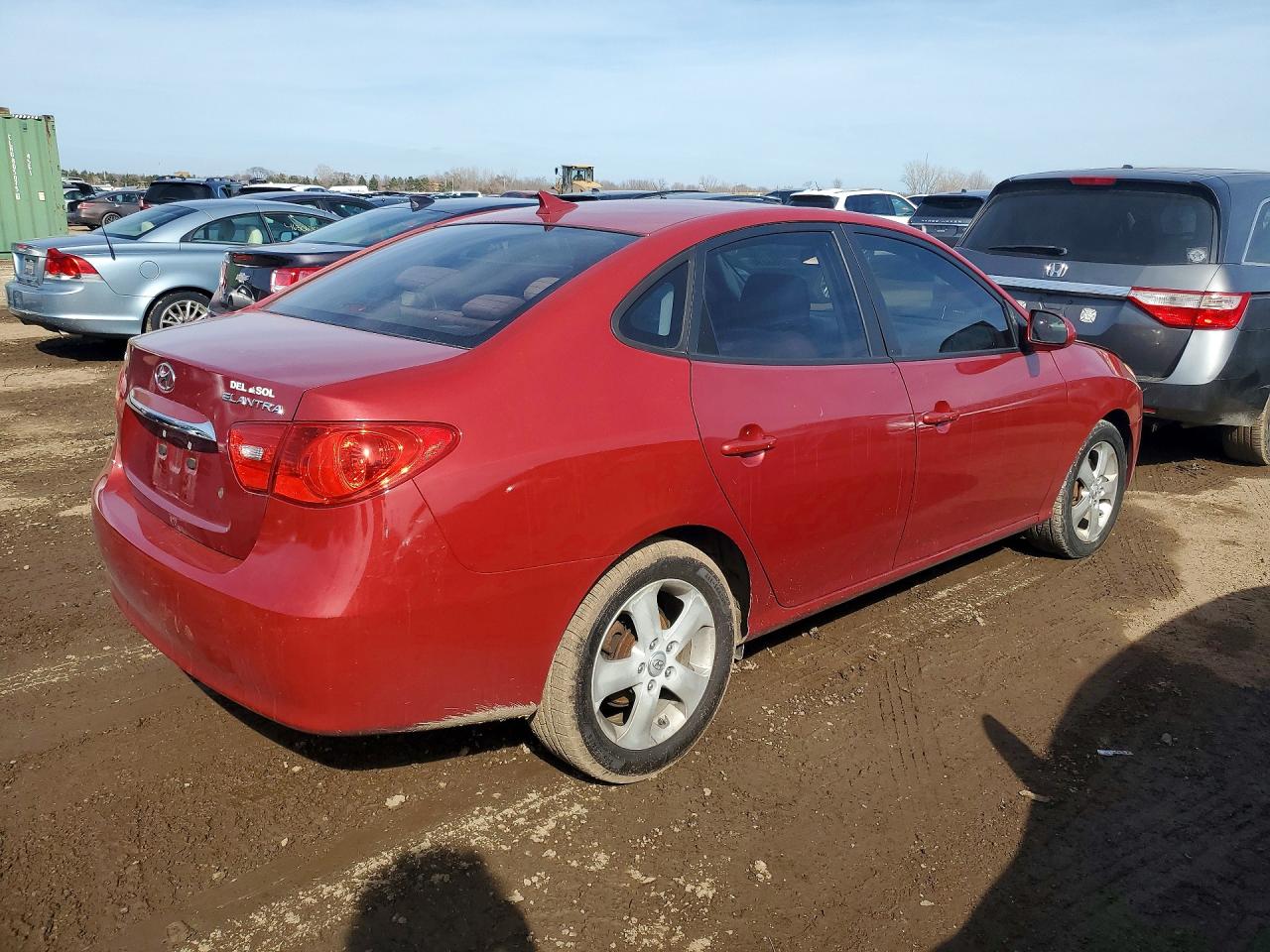 2010 Hyundai Elantra Se Красный vin: KMHDU4AD4AU190857