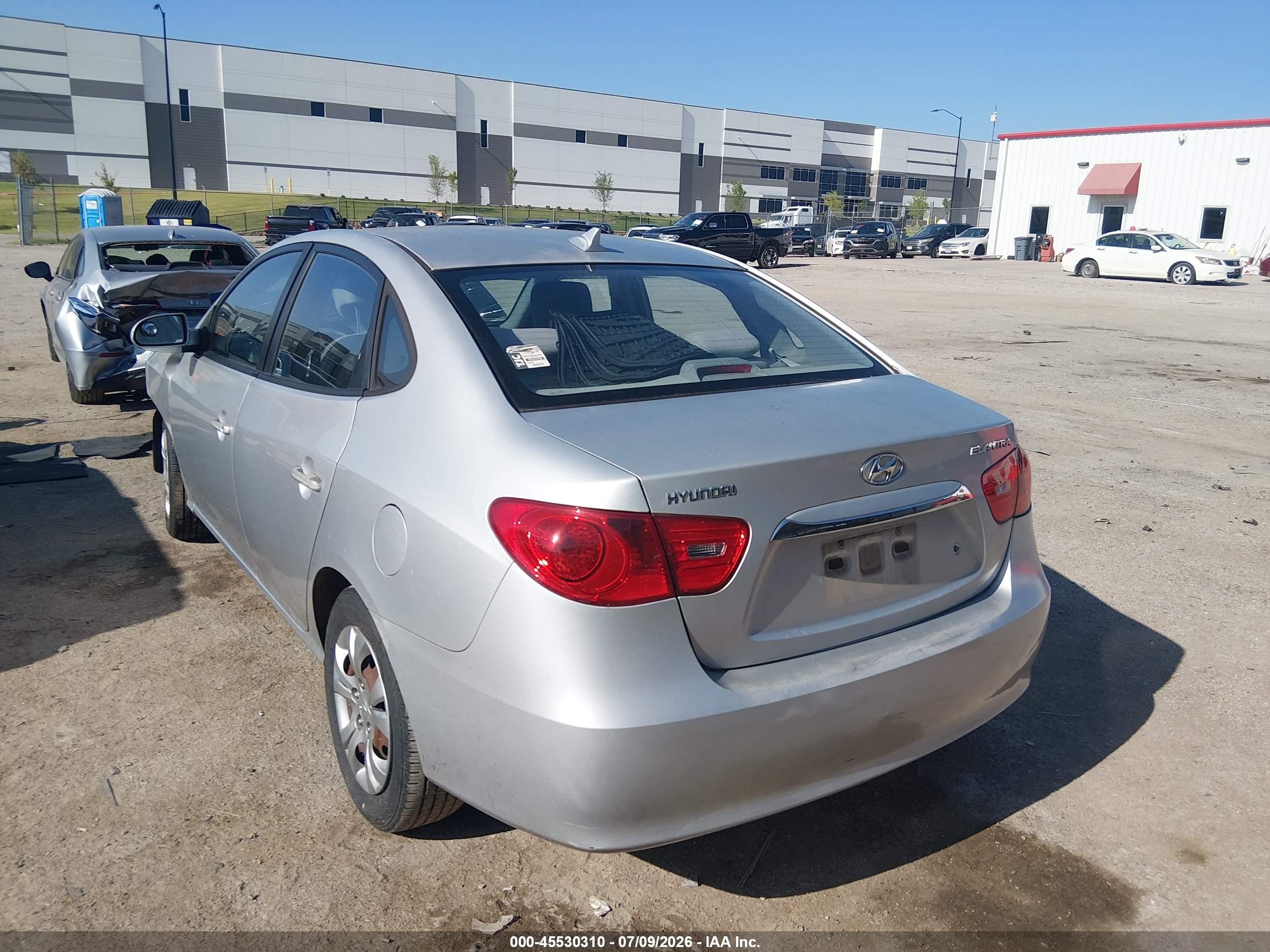 2010 Hyundai Elantra Gls Silver vin: KMHDU4AD4AU841517