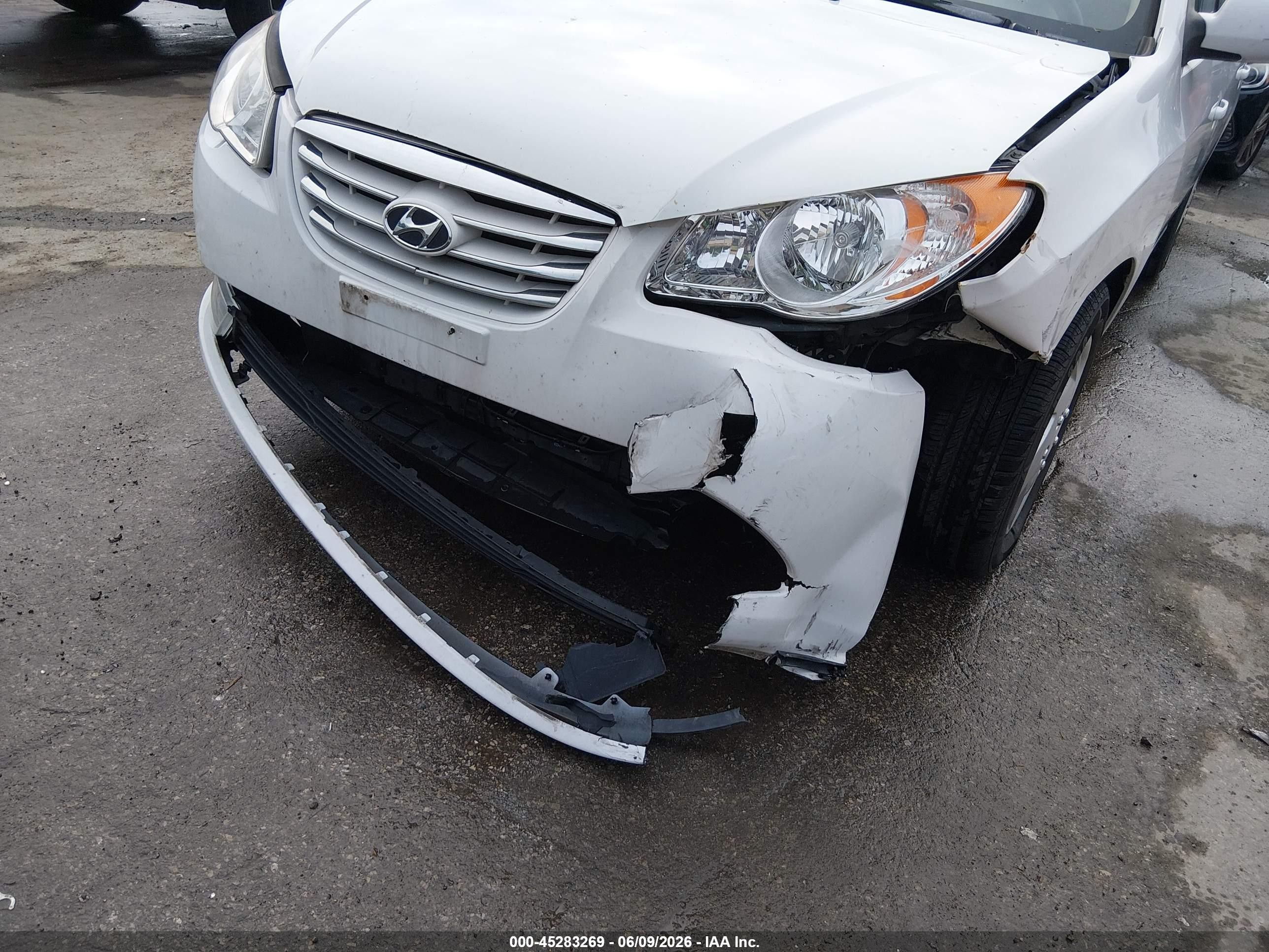 2010 Hyundai Elantra Gls White vin: KMHDU4AD4AU850153