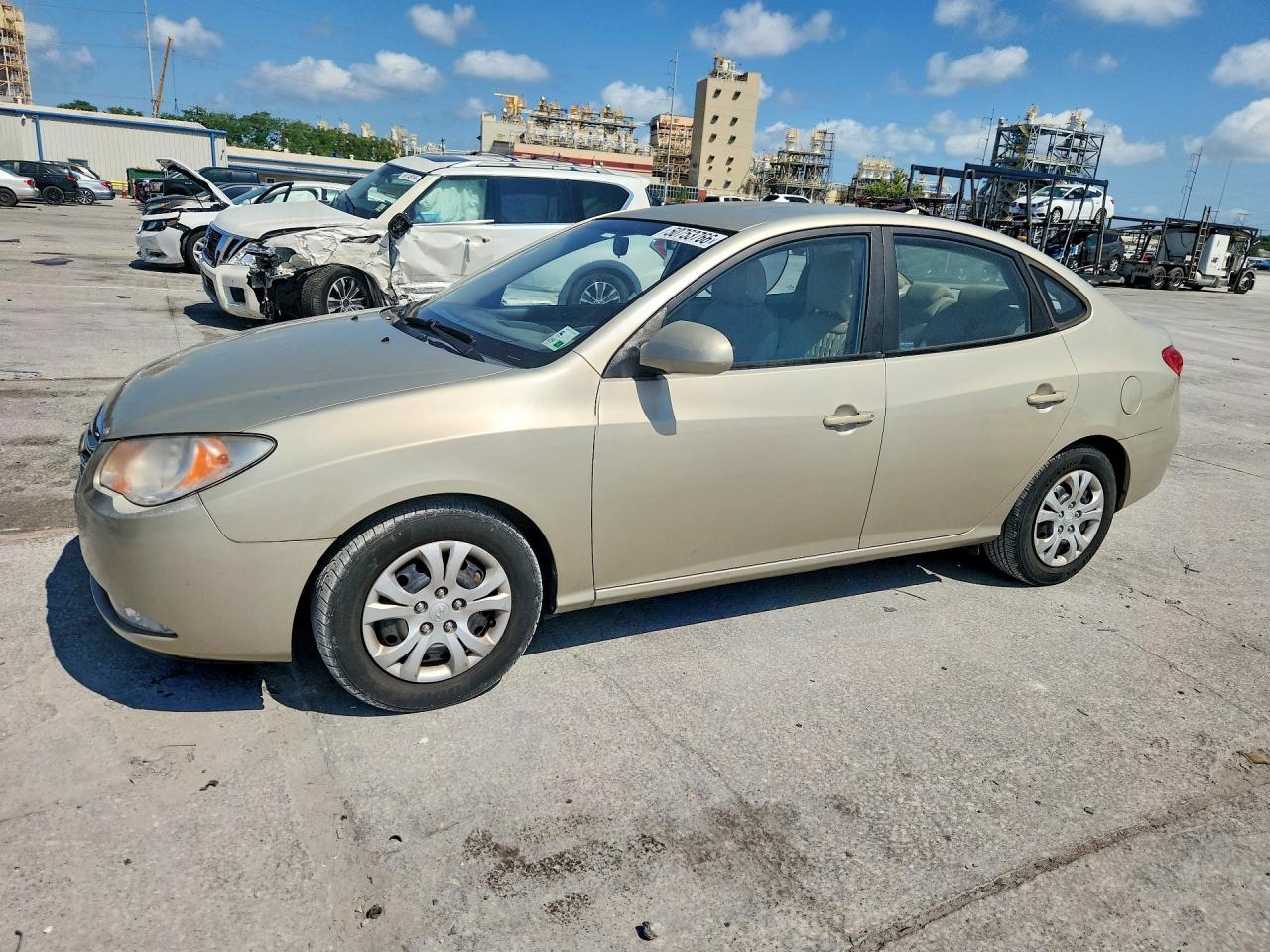 2010 Hyundai Elantra Gls Желто-коричневый vin: KMHDU4AD4AU863873